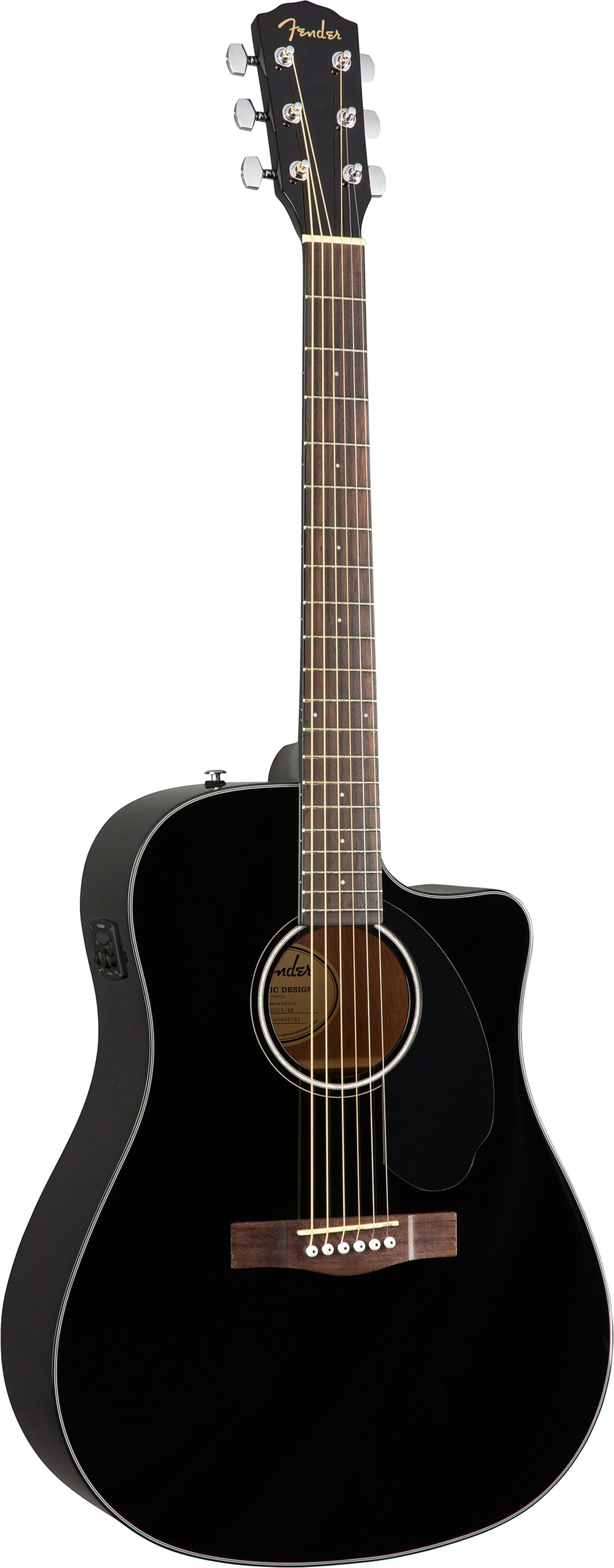 Fender CD-60SCE Solid Top Dreadnought Acoustic-Electric Guitar 5 Fender CD-60SCE Solid Top Dreadnought Acoustic-Electric Guitar