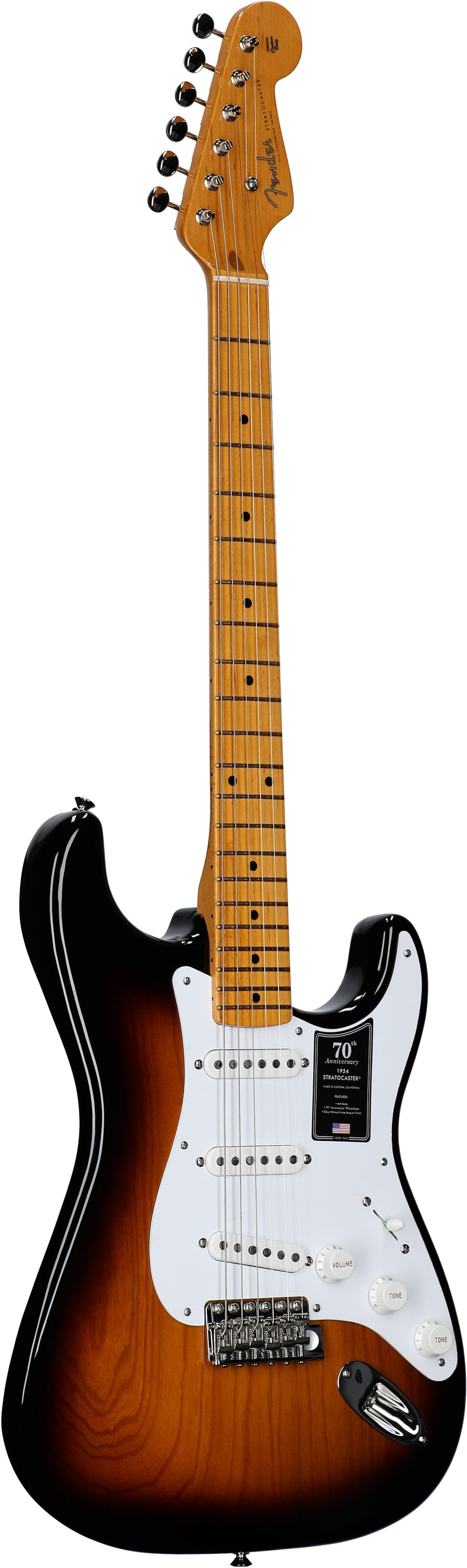 Fender 70th Anniversary American Vintage II 1954 Stratocaster Electric Guitar (with Case) 6 Fender 70th Anniversary American Vintage II 1954 Stratocaster Electric Guitar (with Case)