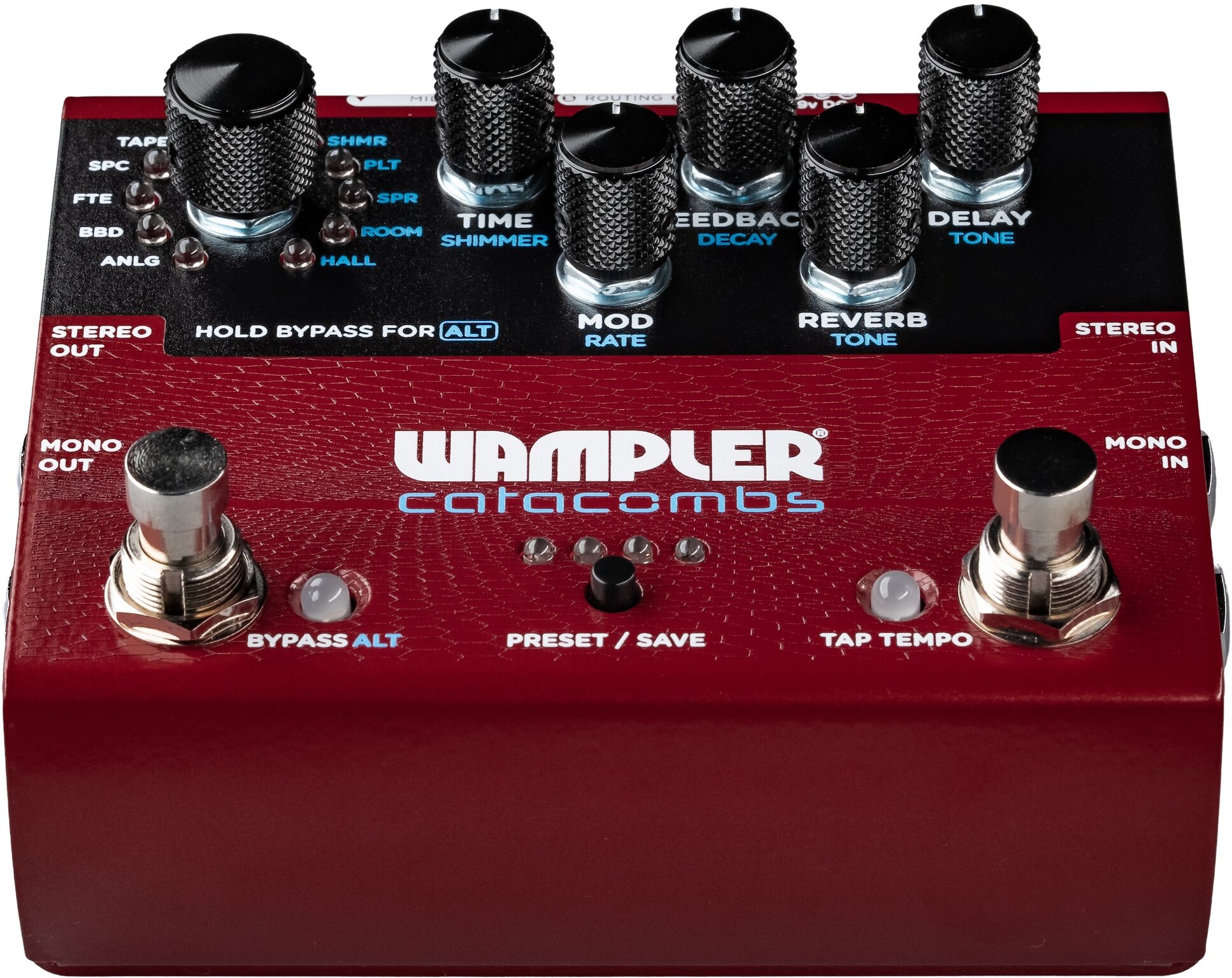 Wampler Catacombs Reverb and Delay Pedal 3 Wampler Catacombs Reverb and Delay Pedal