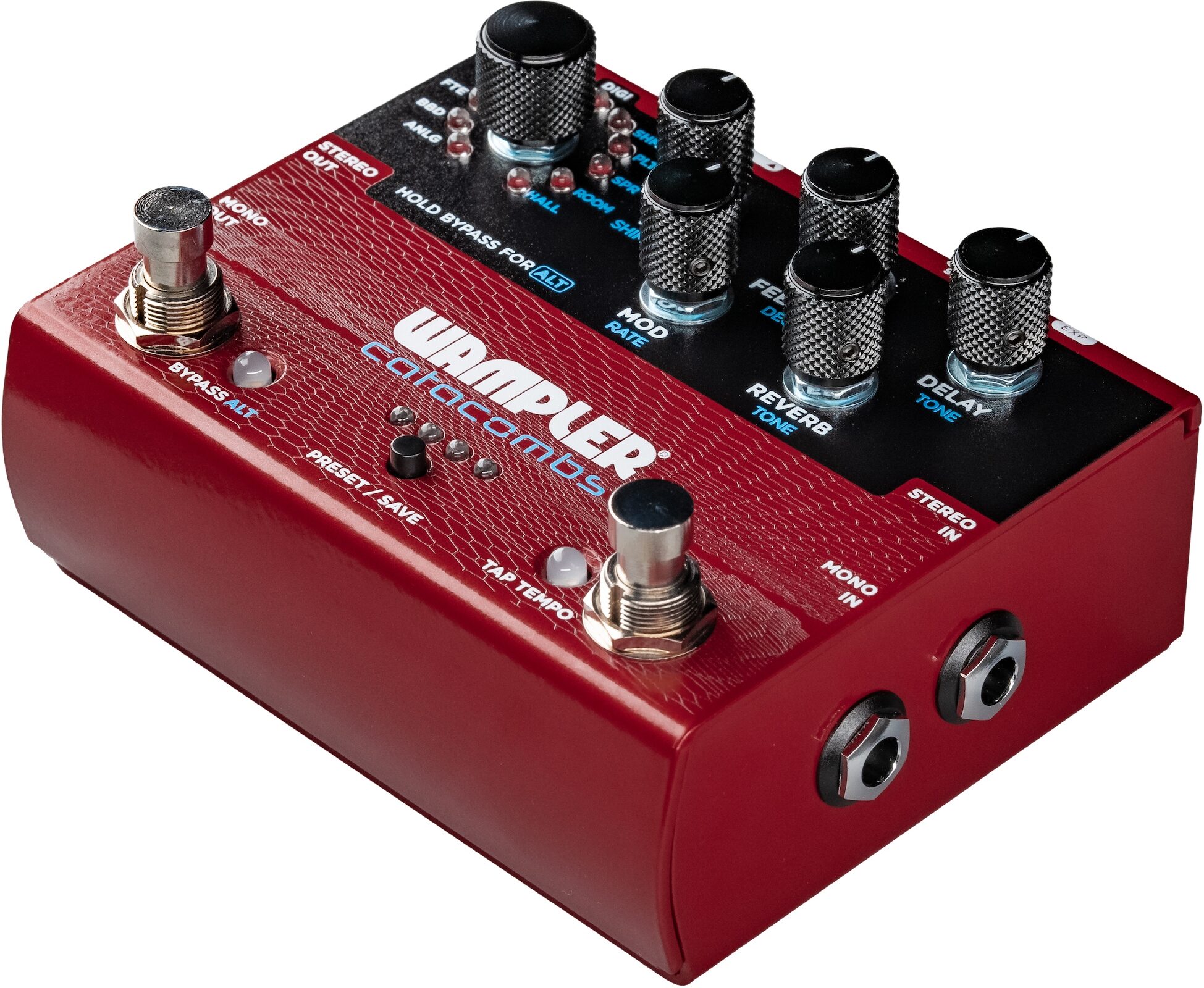Wampler Catacombs Reverb and Delay Pedal 5 Wampler Catacombs Reverb and Delay Pedal