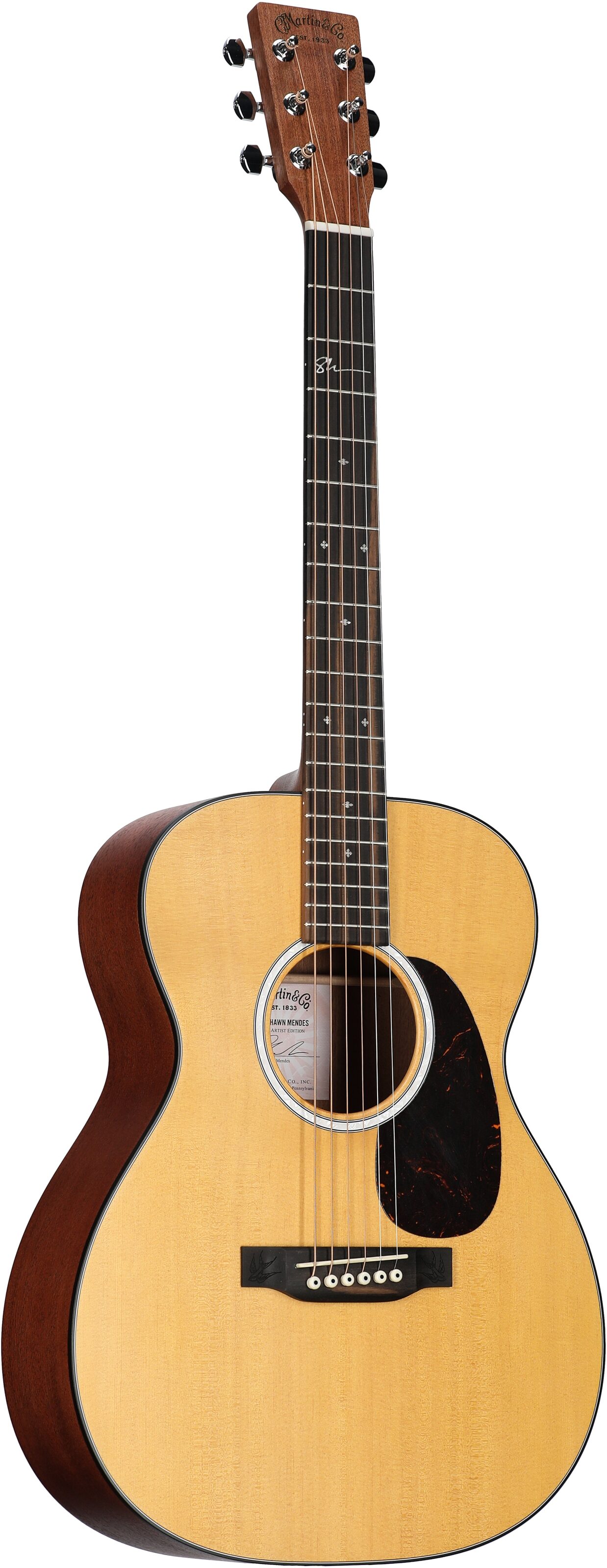 Martin 000JR-10E Shawn Mendes Acoustic-Electric Guitar (with Gig Bag) 6 Martin 000JR-10E Shawn Mendes Acoustic-Electric Guitar (with Gig Bag)