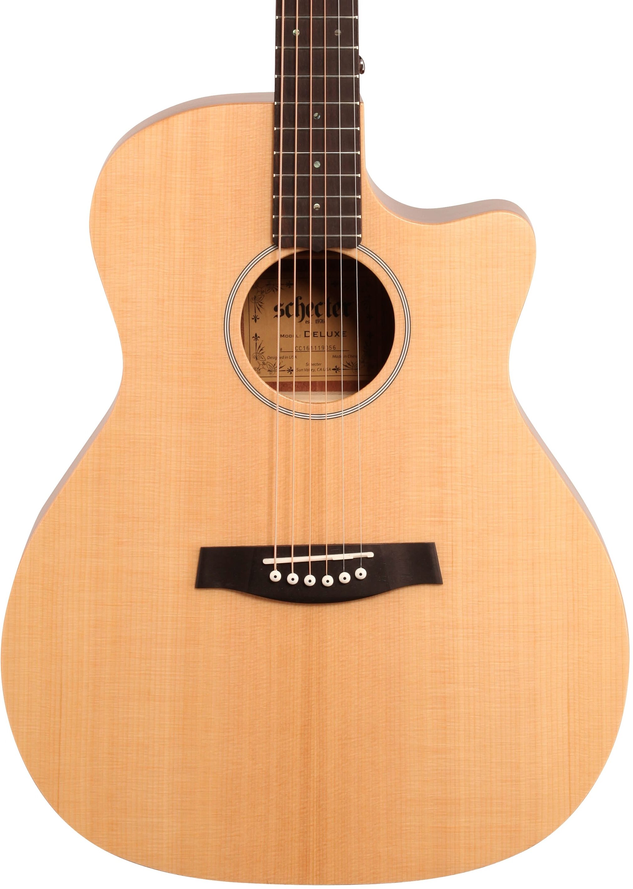 Schecter Deluxe Acoustic Guitar 5 Schecter Deluxe Acoustic Guitar