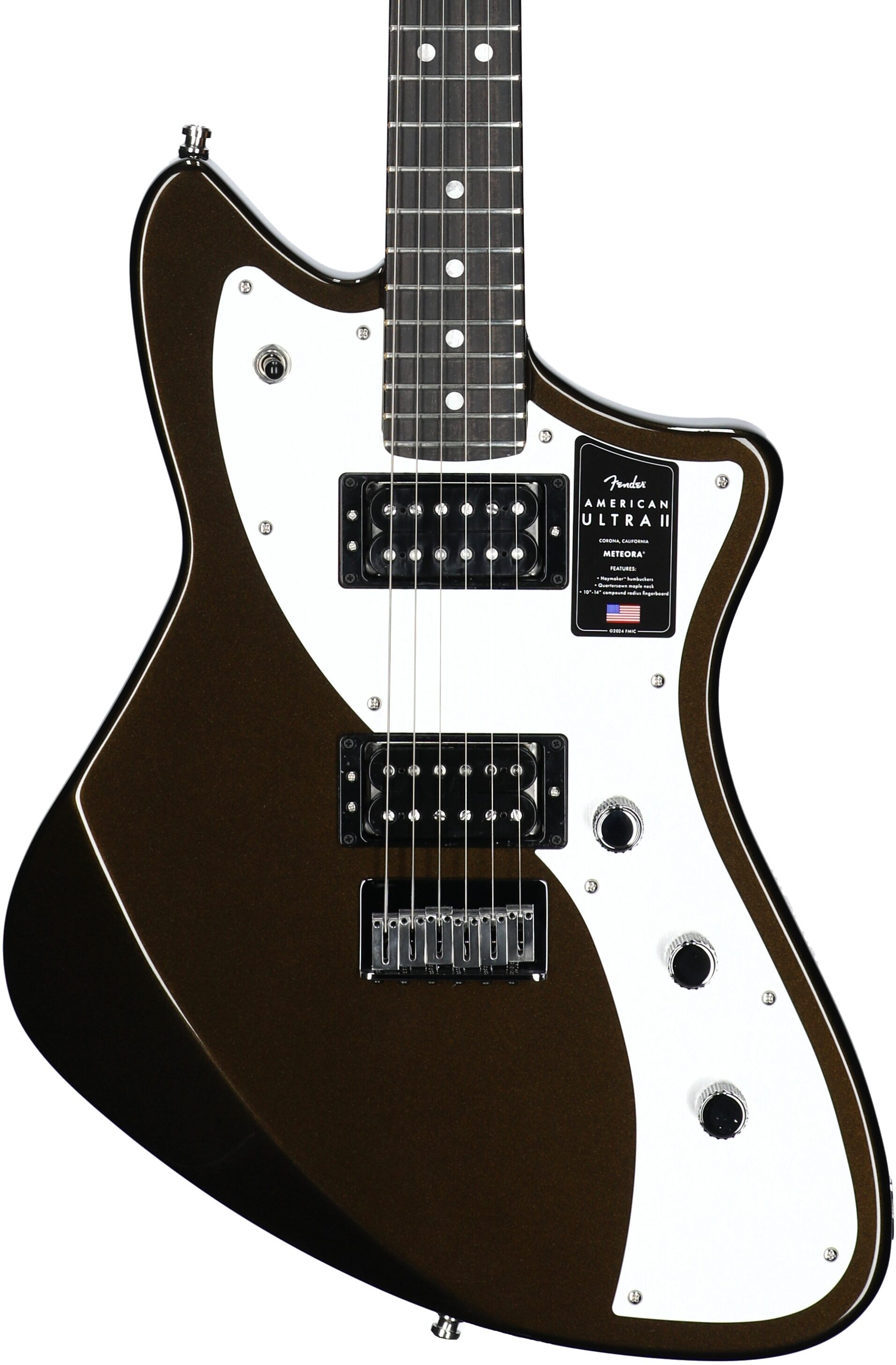 Fender American Ultra II Meteora Electric Guitar, Ebony Fingerboard (with Case) 5 Fender American Ultra II Meteora Electric Guitar, Ebony Fingerboard (with Case)