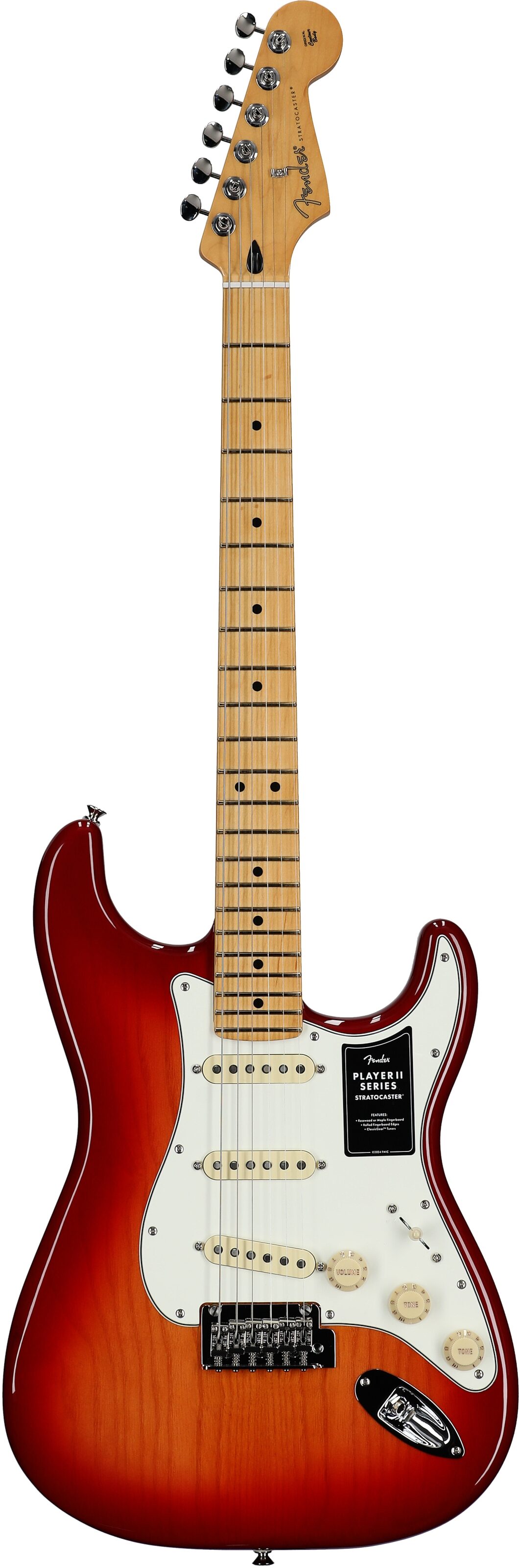Fender Player II Stratocaster Chambered Ash Electric Guitar, Maple Fingerboard 2 Fender Player II Stratocaster Chambered Ash Electric Guitar, Maple Fingerboard