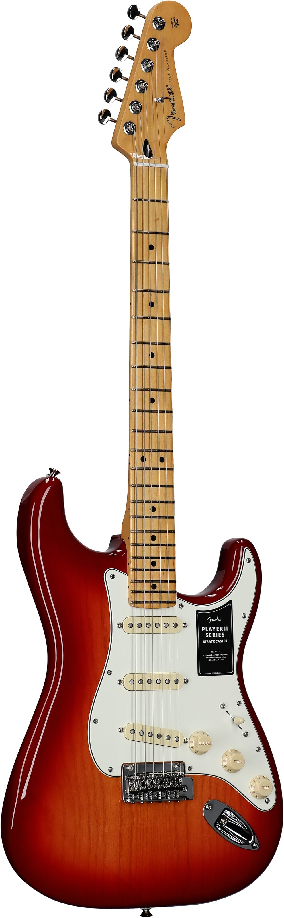 Fender Player II Stratocaster Chambered Ash Electric Guitar, Maple Fingerboard 5 Fender Player II Stratocaster Chambered Ash Electric Guitar, Maple Fingerboard