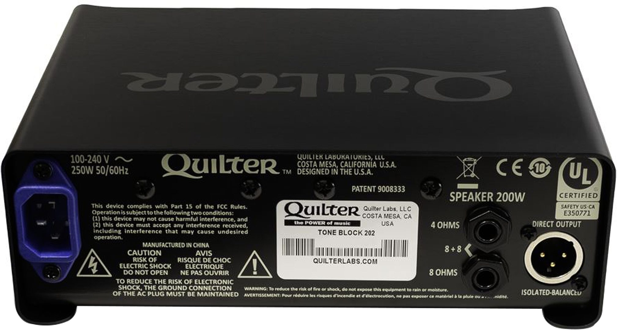 Quilter Tone Block 202 Amplifier Head (200 Watts) 2 Quilter Tone Block 202 Amplifier Head (200 Watts)