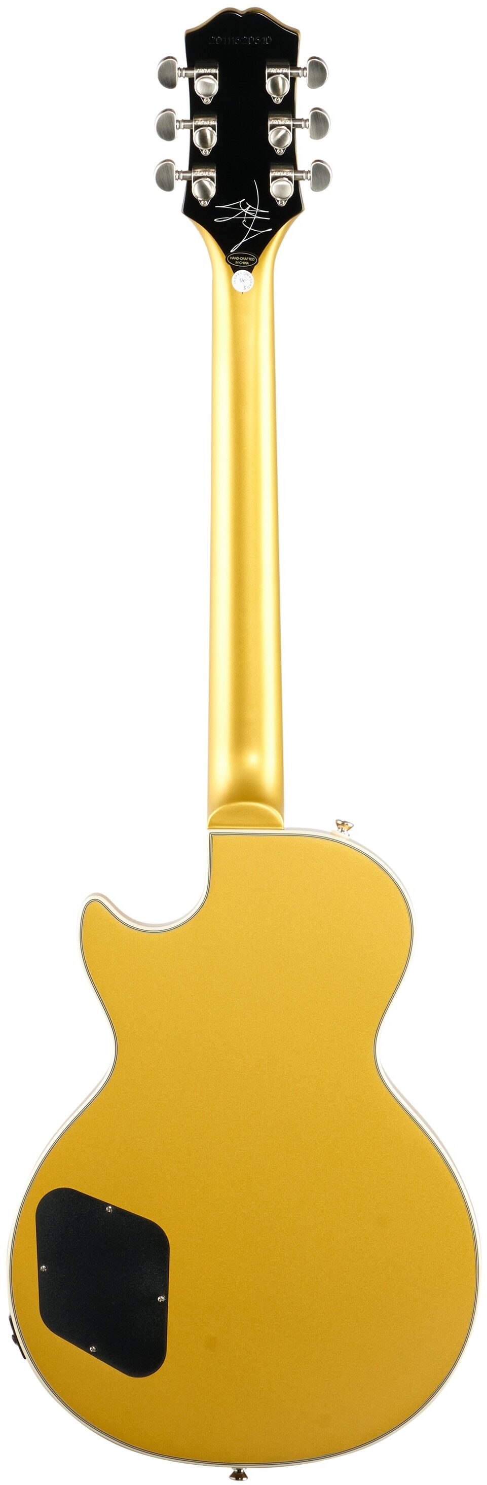 Epiphone Jared James Nichols Gold Glory Les Paul Custom Electric Guitar (with Hard Bag) 4 Epiphone Jared James Nichols Gold Glory Les Paul Custom Electric Guitar (with Hard Bag)