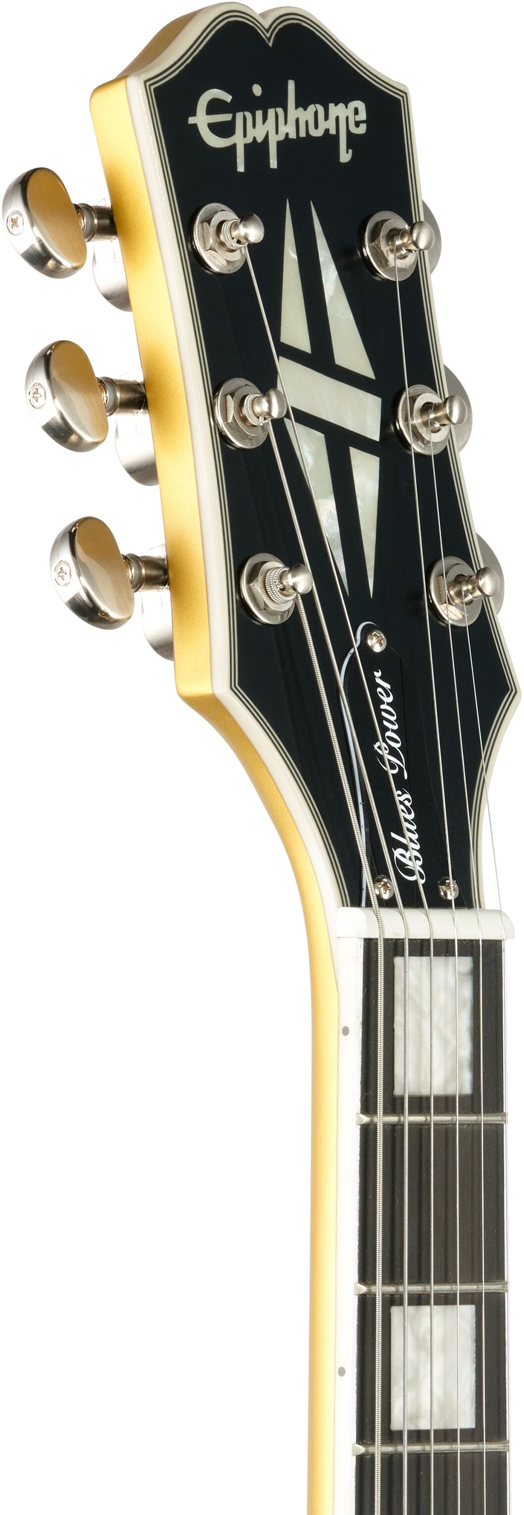 Epiphone Jared James Nichols Gold Glory Les Paul Custom Electric Guitar (with Hard Bag) 5 Epiphone Jared James Nichols Gold Glory Les Paul Custom Electric Guitar (with Hard Bag)