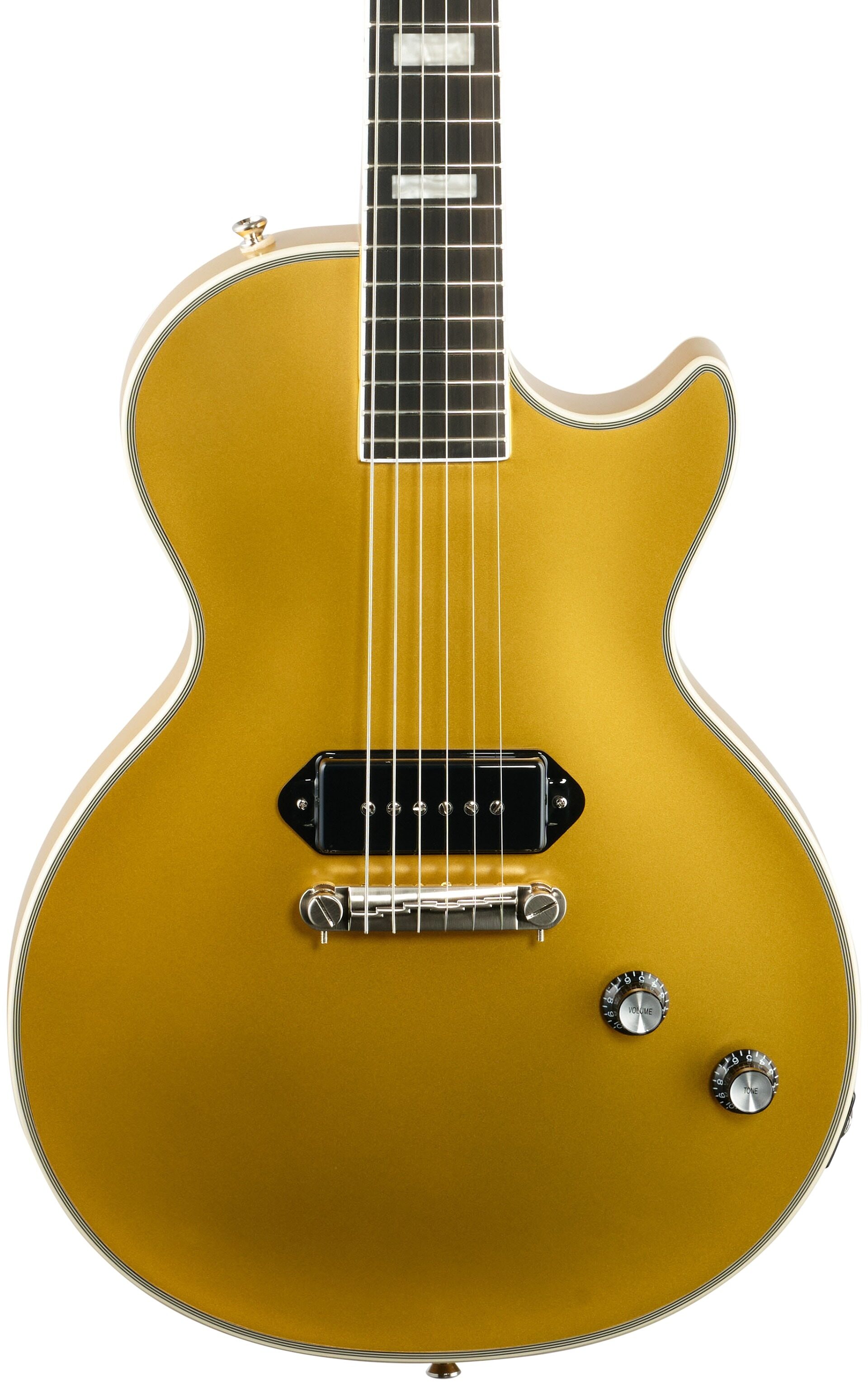 Epiphone Jared James Nichols Gold Glory Les Paul Custom Electric Guitar (with Hard Bag) 1 Epiphone Jared James Nichols Gold Glory Les Paul Custom Electric Guitar (with Hard Bag)