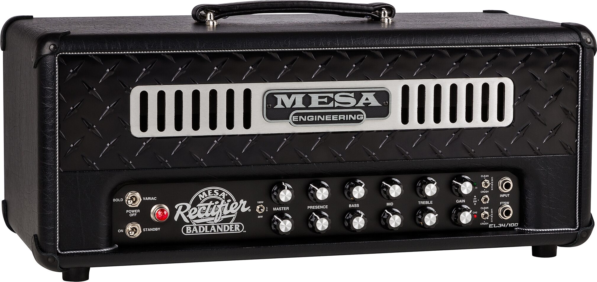 Mesa/Boogie Rectifier Badlander 100 Tube Guitar Amplifier Head (100 Watts) 2 Mesa/Boogie Rectifier Badlander 100 Tube Guitar Amplifier Head (100 Watts)