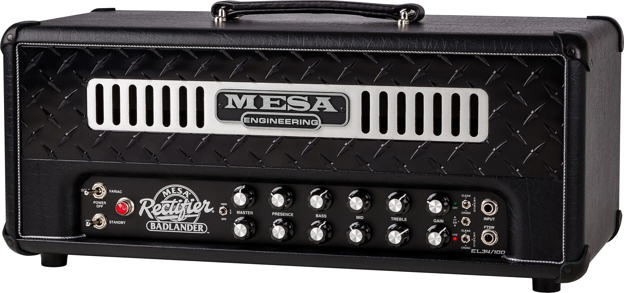 Mesa/Boogie Rectifier Badlander 100 Tube Guitar Amplifier Head (100 Watts) 3 Mesa/Boogie Rectifier Badlander 100 Tube Guitar Amplifier Head (100 Watts)