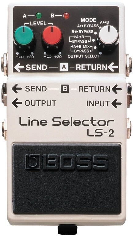 Boss LS-2 Line Selector and Power Supply Pedal
