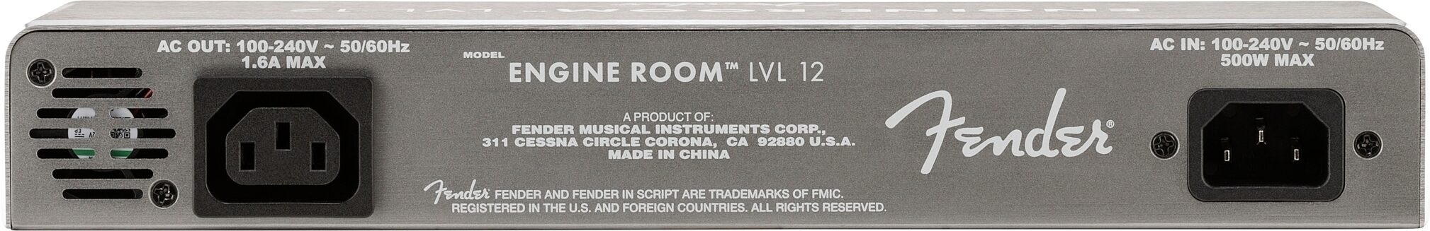 Fender Engine Room LVL 12 Pedal Power Supply 4 Fender Engine Room LVL 12 Pedal Power Supply