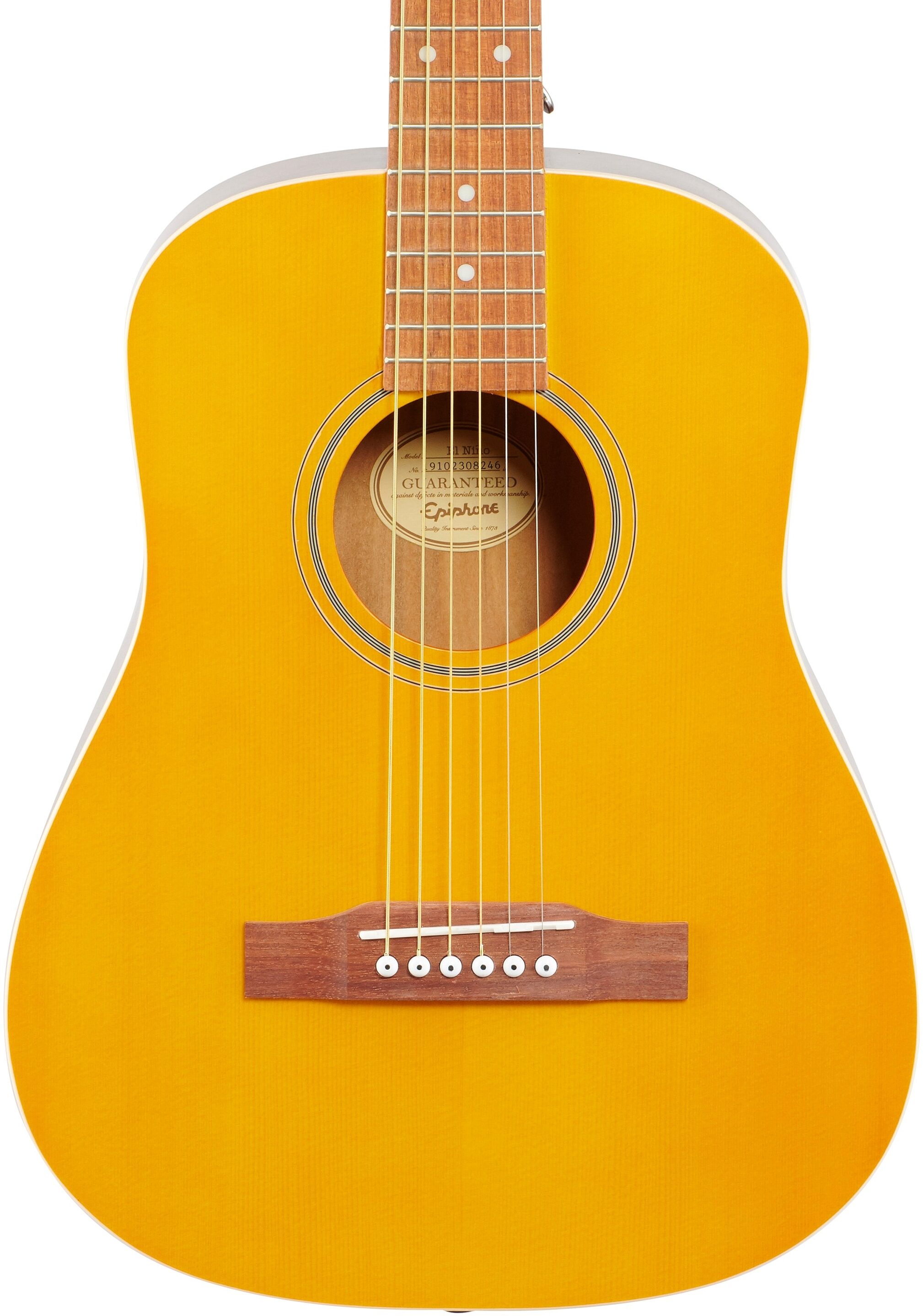 Epiphone El Nino Travel Acoustic Guitar (with Gig Bag) 5 Epiphone El Nino Travel Acoustic Guitar (with Gig Bag)