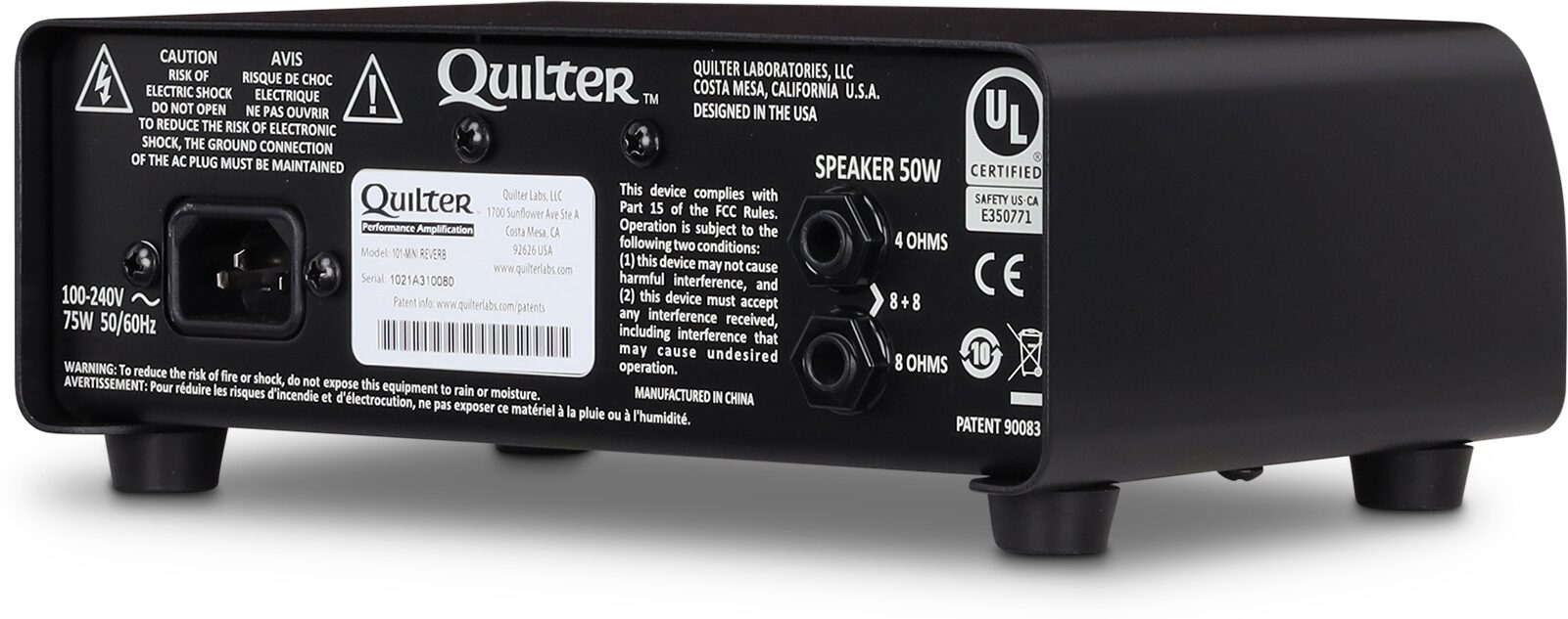 Quilter 101 Reverb Guitar Amplifier Head with Reverb 3 Quilter 101 Reverb Guitar Amplifier Head with Reverb