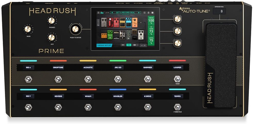 HeadRush Prime Amp Modeler and Vocal Processor Multi-Effects Pedal