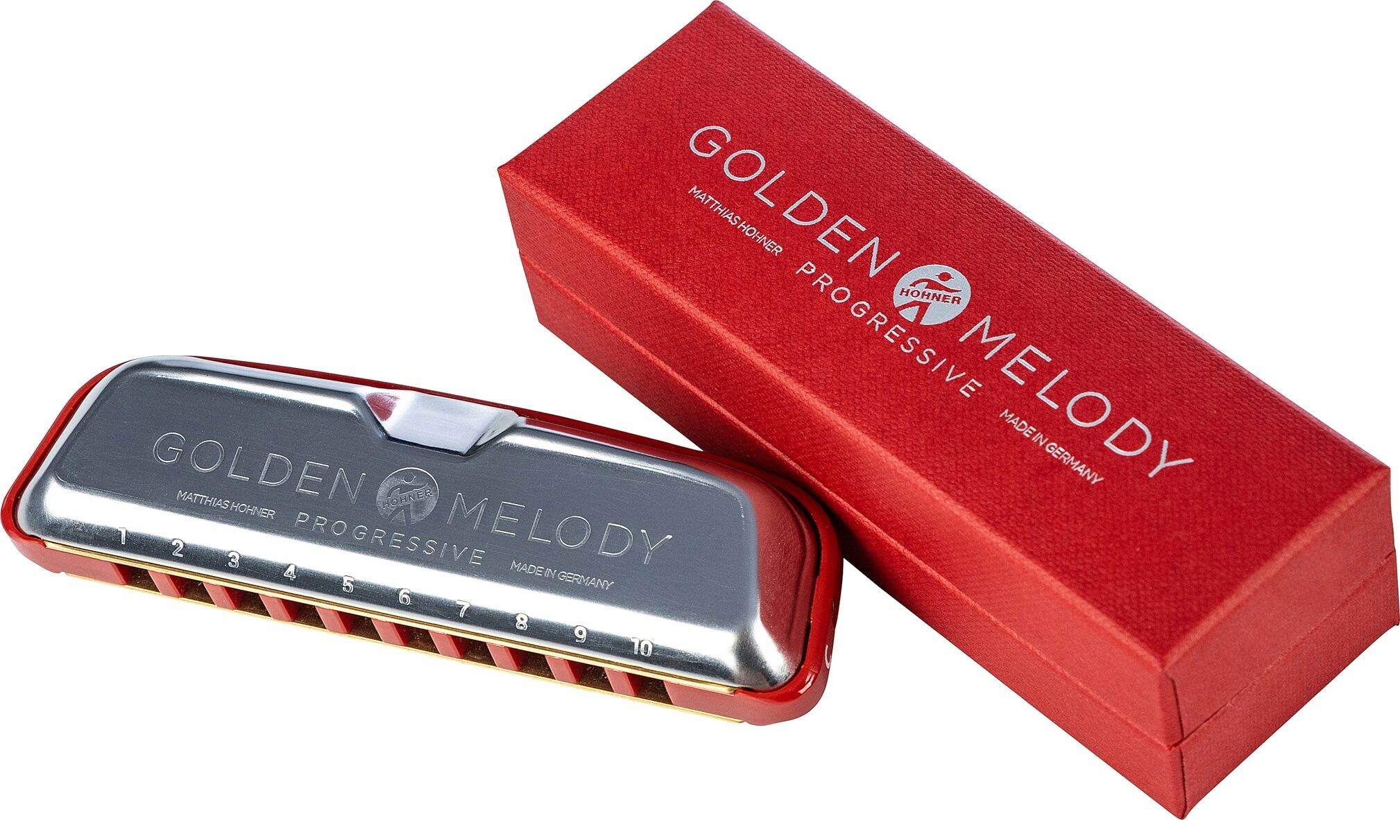 Hohner M544BX Golden Melody Progressive Harmonica 2 Hohner M544BX Golden Melody Progressive Harmonica