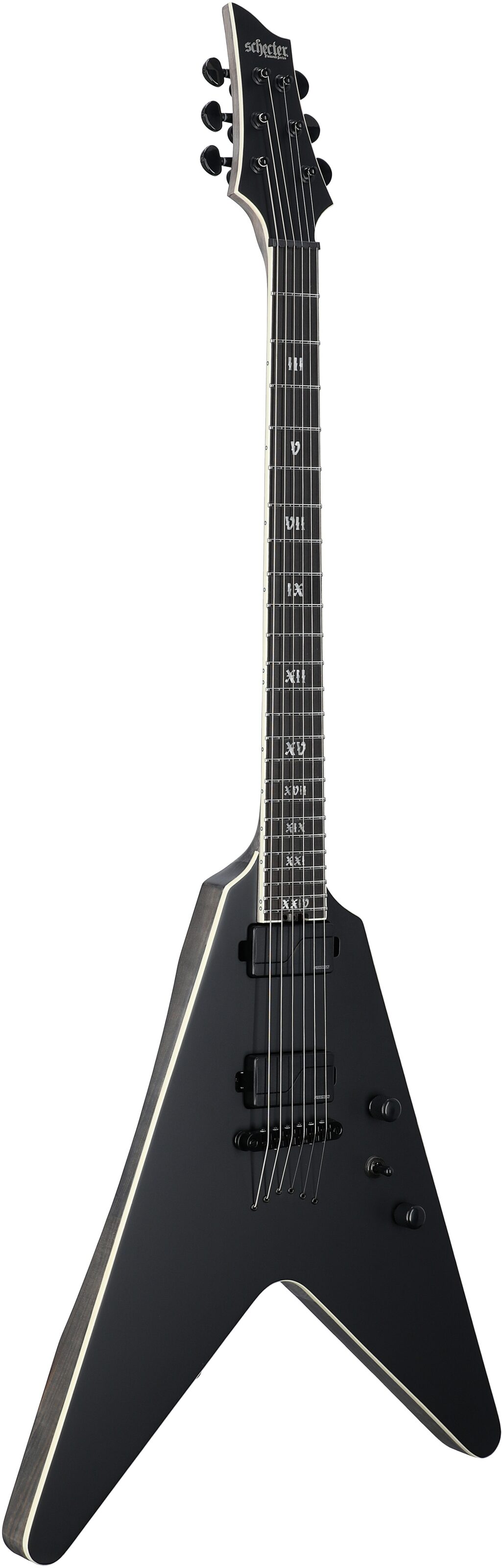 Schecter V-1 SLS Elite Electric Guitar 6 Schecter V-1 SLS Elite Electric Guitar