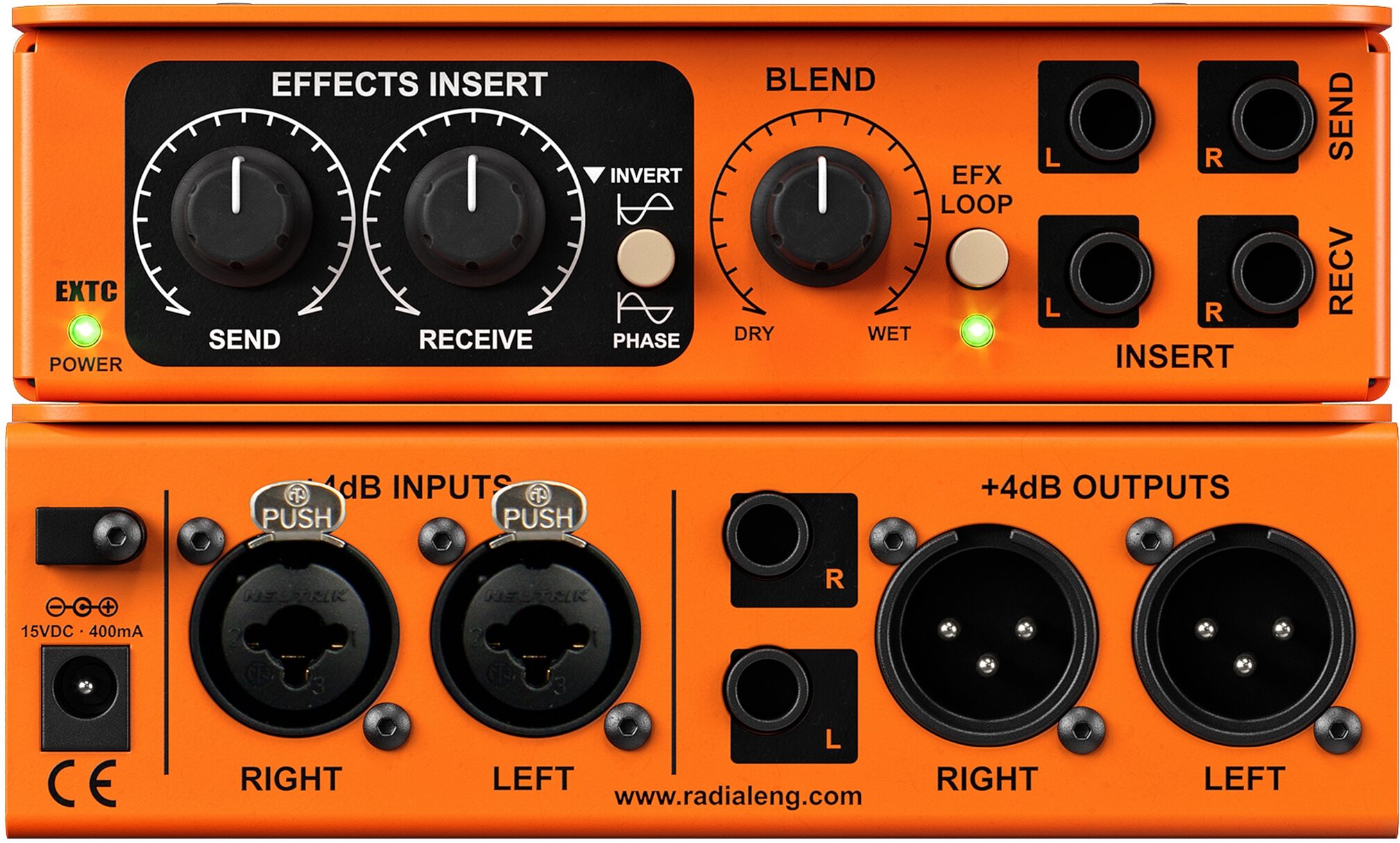 Radial EXTC-Stereo Guitar Effects Interface and Reamper 3 Radial EXTC-Stereo Guitar Effects Interface and Reamper