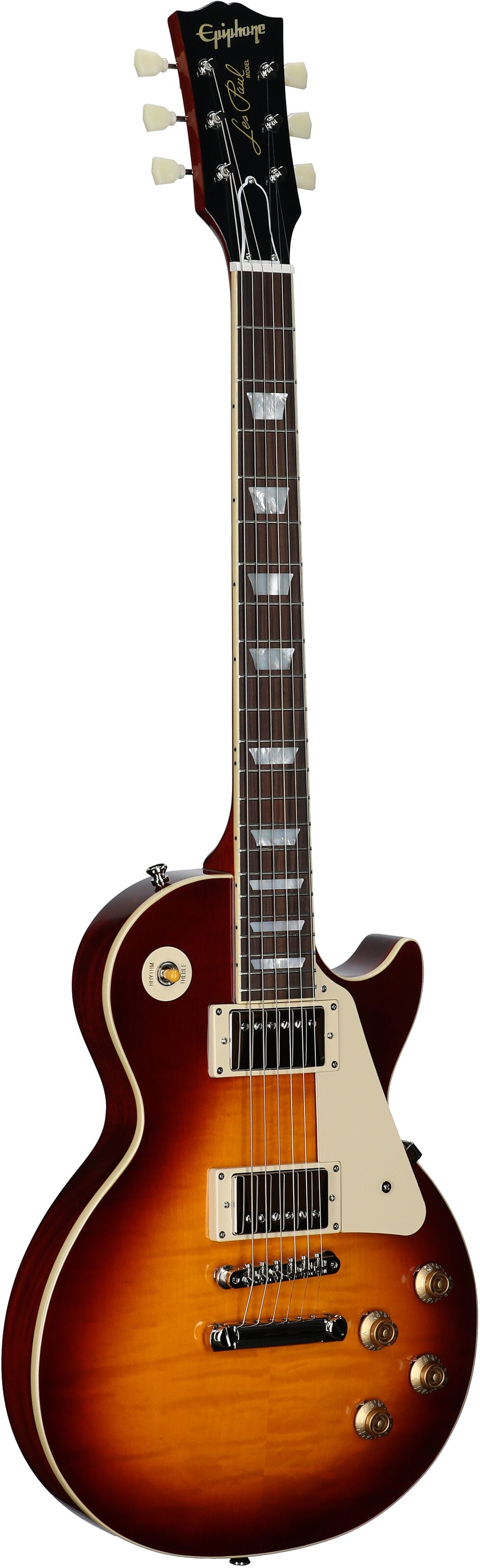 Epiphone Inspired by Gibson Custom 1959 Les Paul Standard Reissue Electric Guitar (with Case) 6 Epiphone Inspired by Gibson Custom 1959 Les Paul Standard Reissue Electric Guitar (with Case)