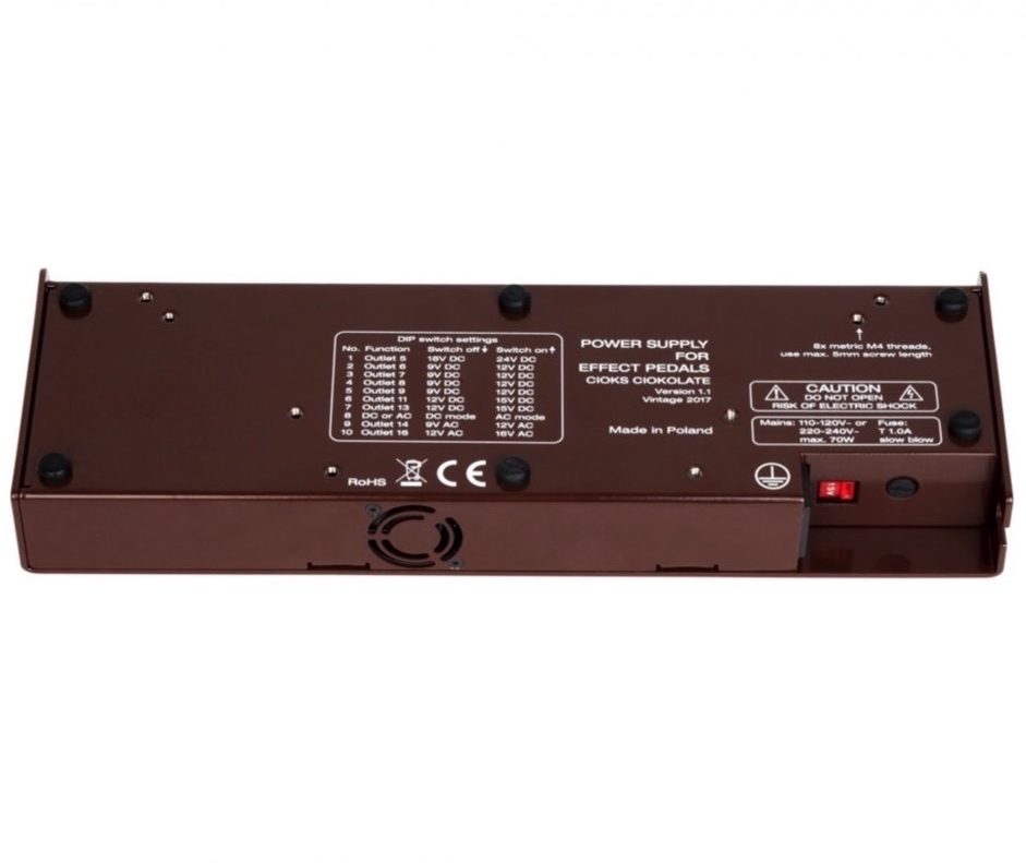 Cioks Ciokolate Pedal Power Supply 6 Cioks Ciokolate Pedal Power Supply