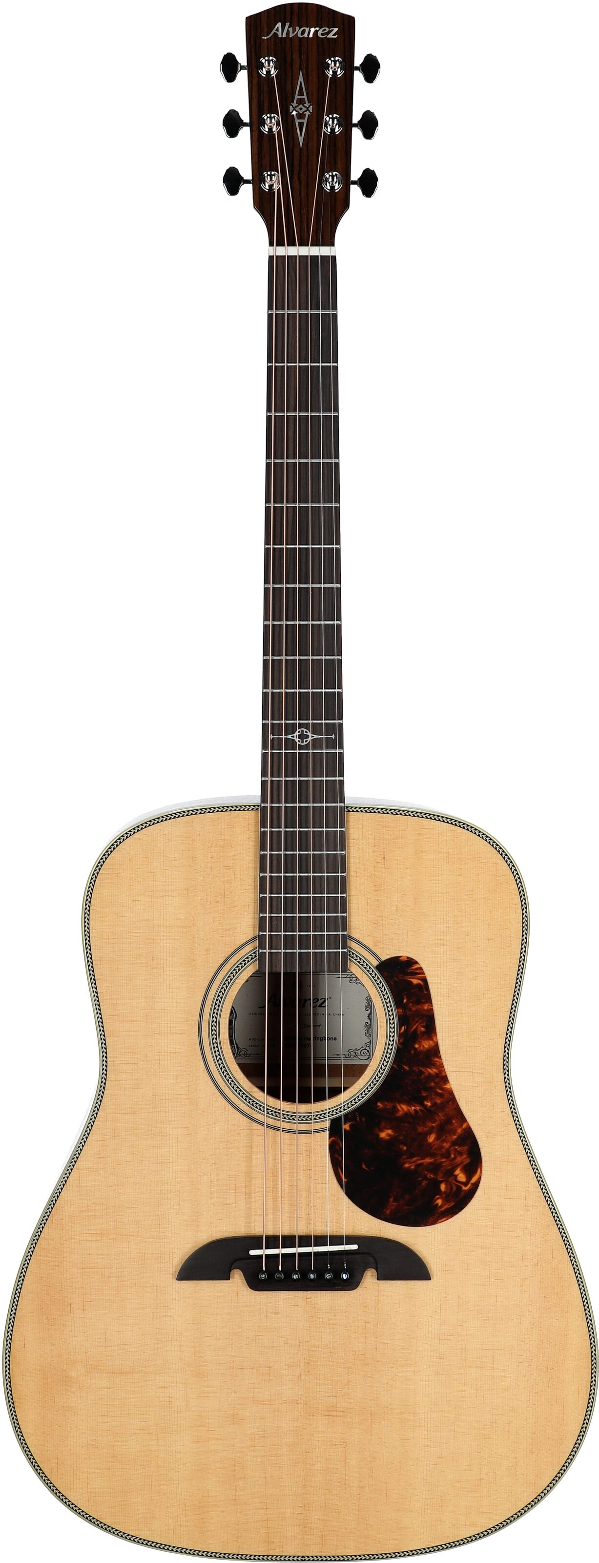 Alvarez MD60E Masterworks Herringbone Acoustic-Electric with Gig Bag 2 Alvarez MD60E Masterworks Herringbone Acoustic-Electric with Gig Bag