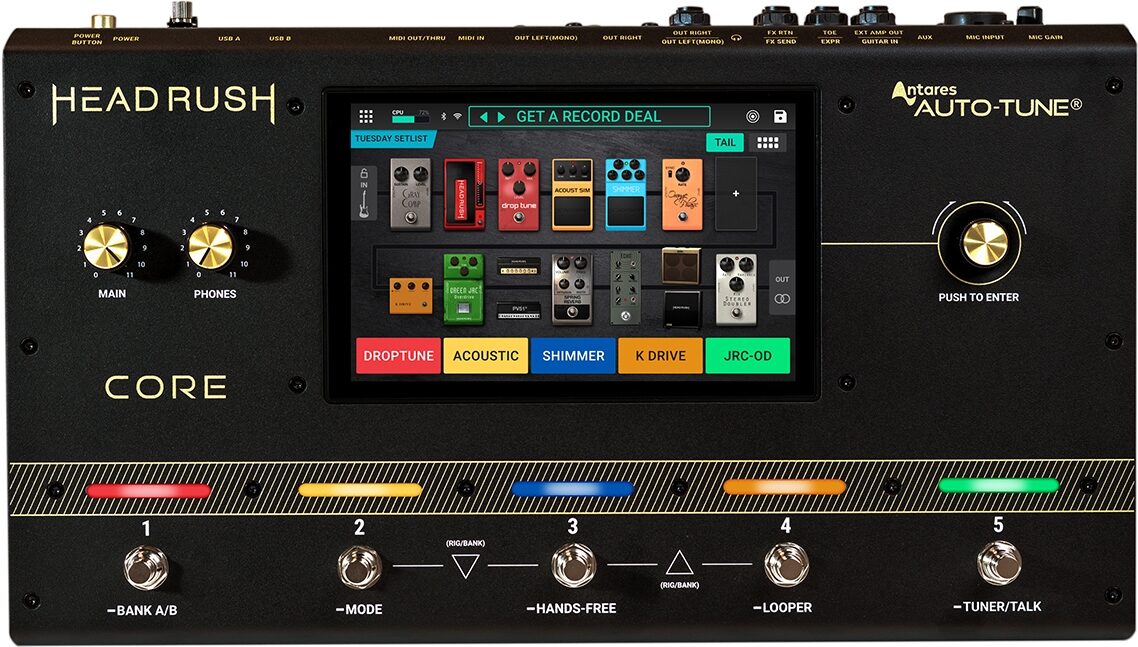 HeadRush Core Multi-FX Amp Modeler and Vocal Processor