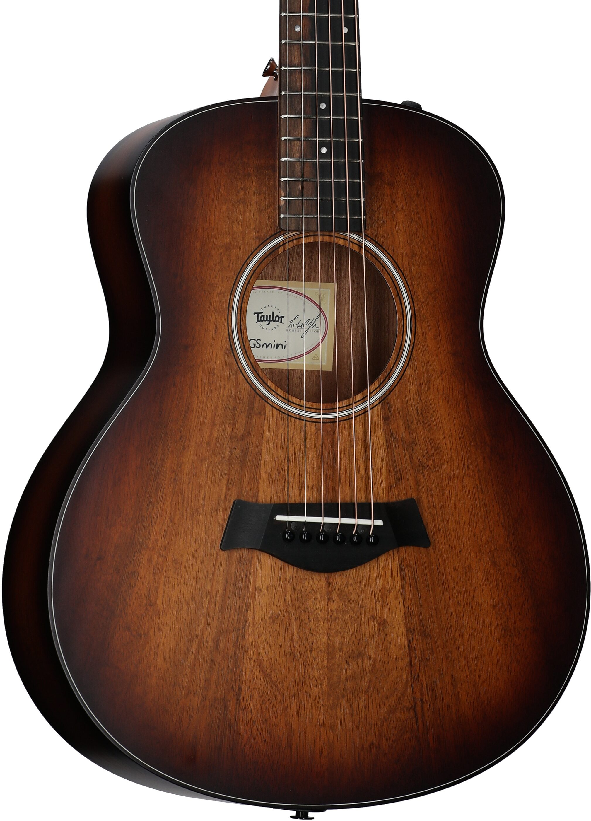 Taylor GS Mini-e Koa Plus Acoustic-Electric Guitar, Left-Handed (with Gig Bag)