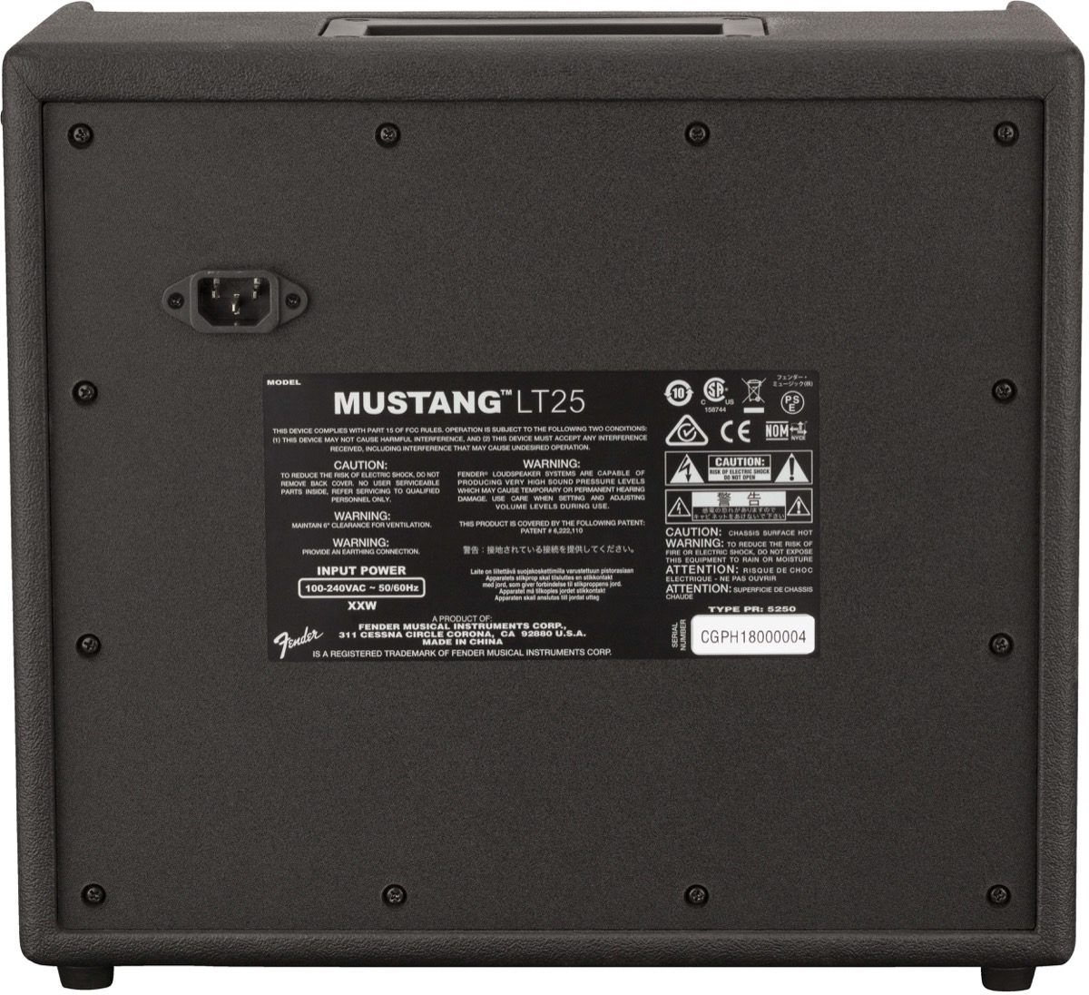 Fender Mustang LT25 Digital Guitar Combo Amplifier (25 Watts, 1x8") 2 Fender Mustang LT25 Digital Guitar Combo Amplifier (25 Watts, 1x8")
