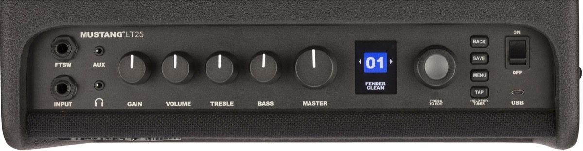 Fender Mustang LT25 Digital Guitar Combo Amplifier (25 Watts, 1x8") 3 Fender Mustang LT25 Digital Guitar Combo Amplifier (25 Watts, 1x8")