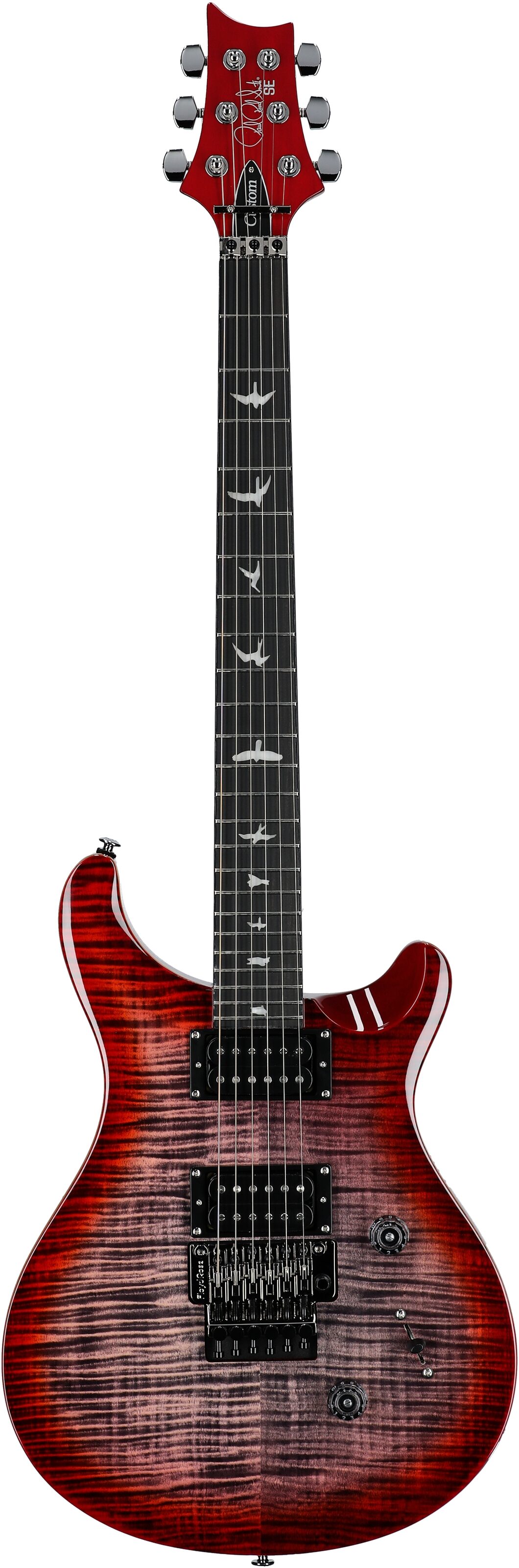 PRS Paul Reed Smith SE Custom 24 Electric Guitar with Floyd Rose (with Gig Bag) 2 PRS Paul Reed Smith SE Custom 24 Electric Guitar with Floyd Rose (with Gig Bag)