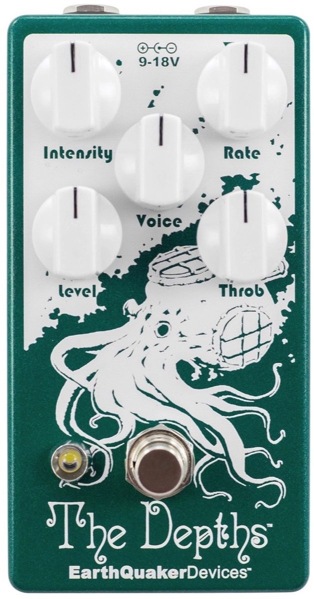 EarthQuaker Devices The Depths V2 Optical Vibe Vibrato Pedal 2 EarthQuaker Devices The Depths V2 Optical Vibe Vibrato Pedal