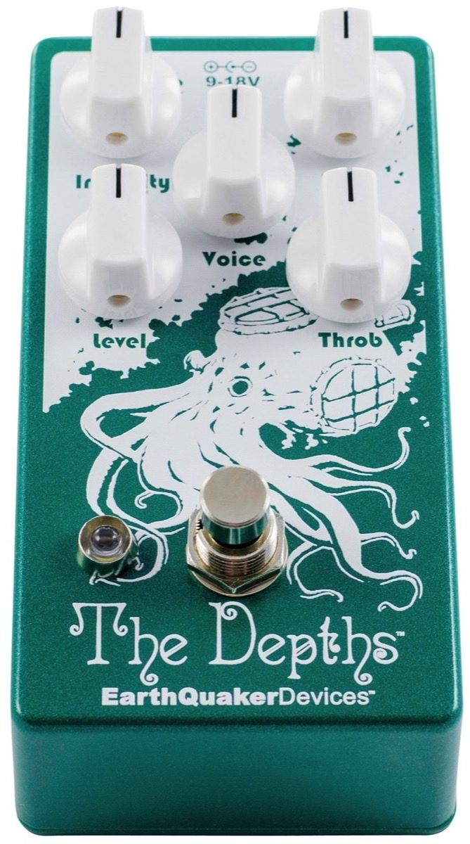 EarthQuaker Devices The Depths V2 Optical Vibe Vibrato Pedal 3 EarthQuaker Devices The Depths V2 Optical Vibe Vibrato Pedal
