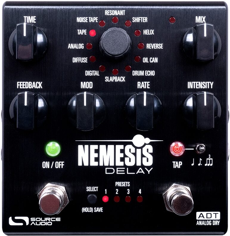 Source Audio Nemesis Delay ADT Stereo Multi-Delay Pedal 1 Source Audio Nemesis Delay ADT Stereo Multi-Delay Pedal
