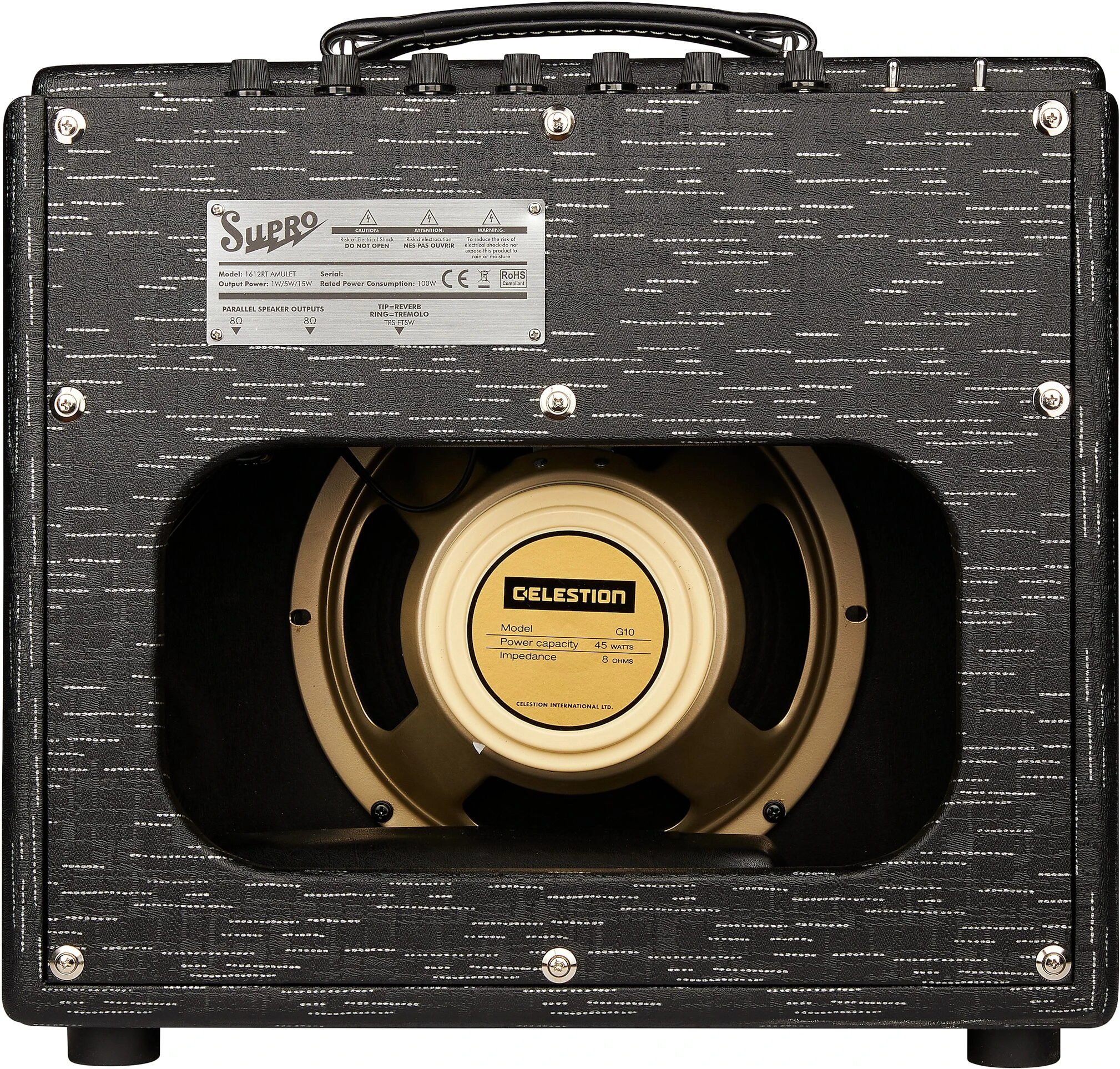 Supro Amulet Electric Guitar Combo Amplifier (15 Watts, 1x10") 2 Supro Amulet Electric Guitar Combo Amplifier (15 Watts, 1x10")