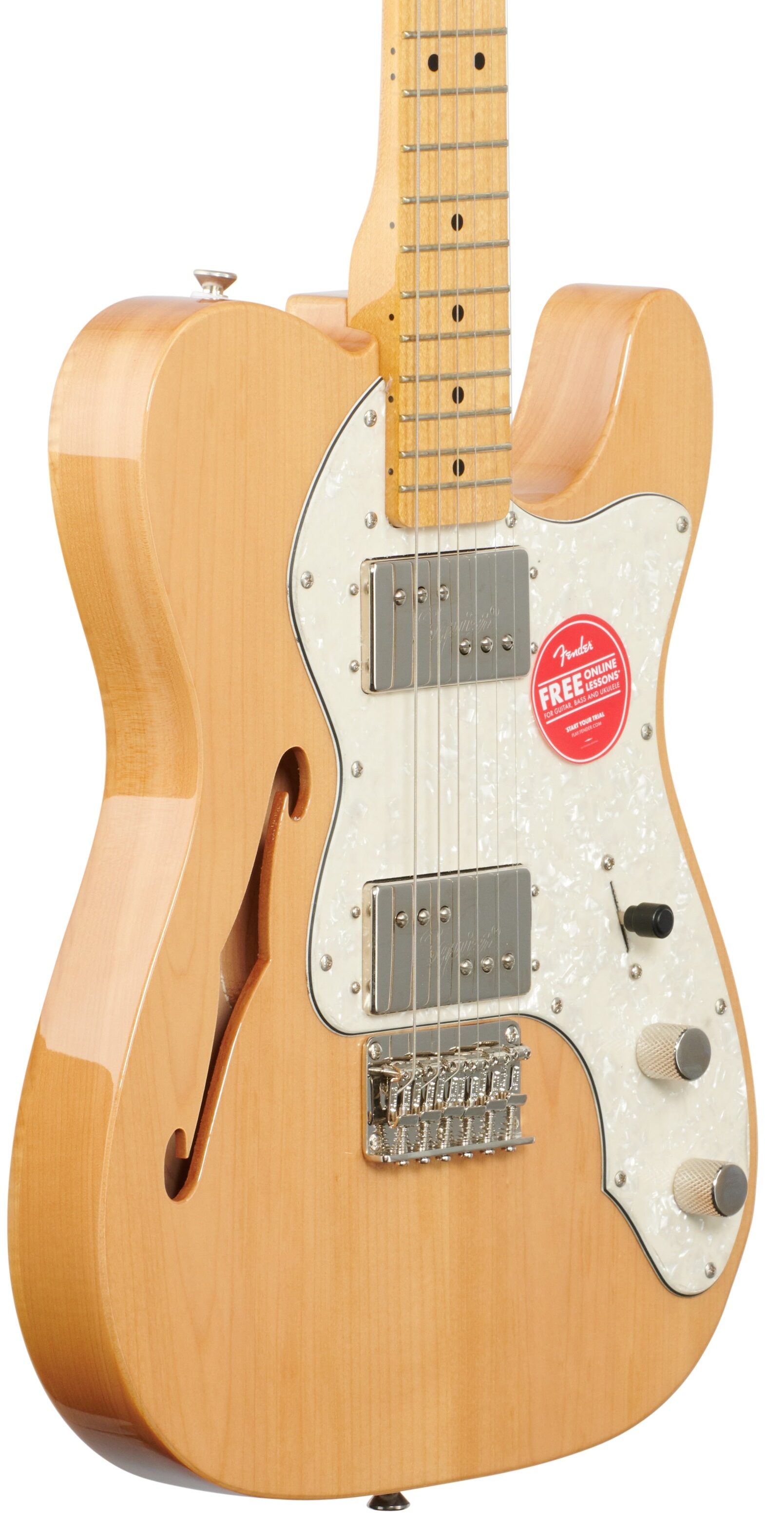 Squier Classic Vibe '70s Telecaster Thinline Electric Guitar, Maple Fingerboard 3 Squier Classic Vibe '70s Telecaster Thinline Electric Guitar, Maple Fingerboard