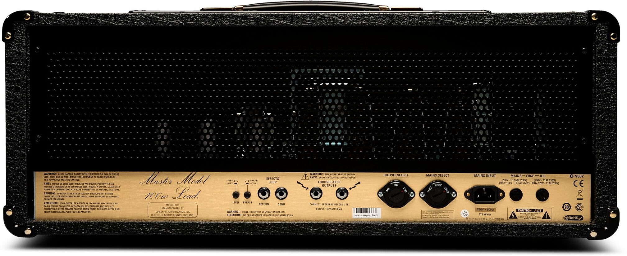 Marshall JCM800 2203 Reissue Guitar Amplifier Head (100 Watts) 2 Marshall JCM800 2203 Reissue Guitar Amplifier Head (100 Watts)