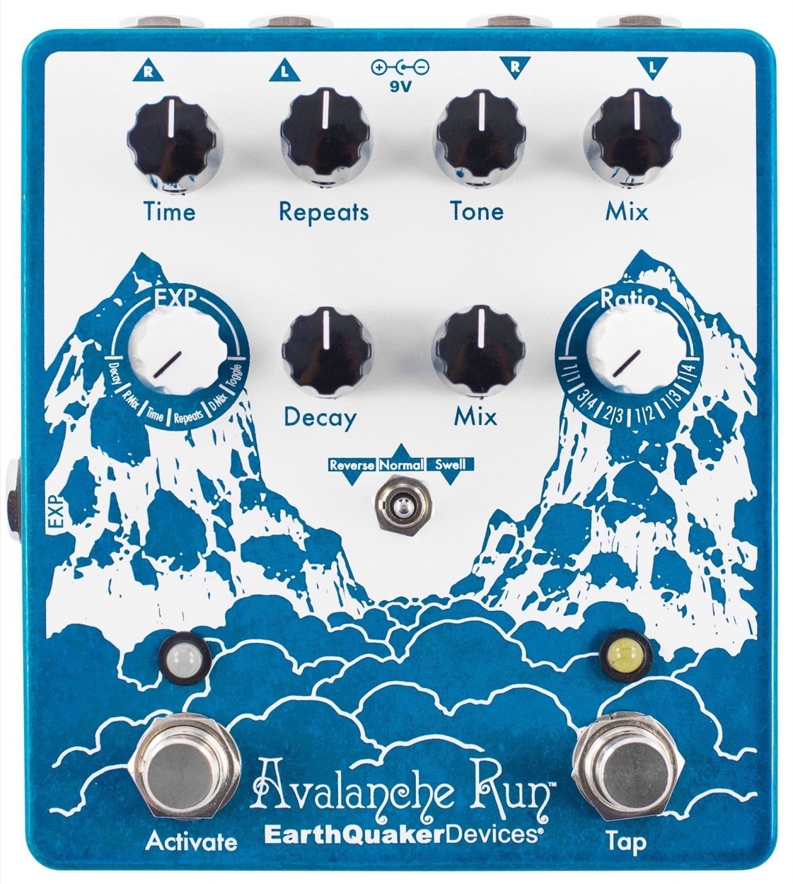 EarthQuaker Devices Avalanche Run V2 Stereo Delay Pedal