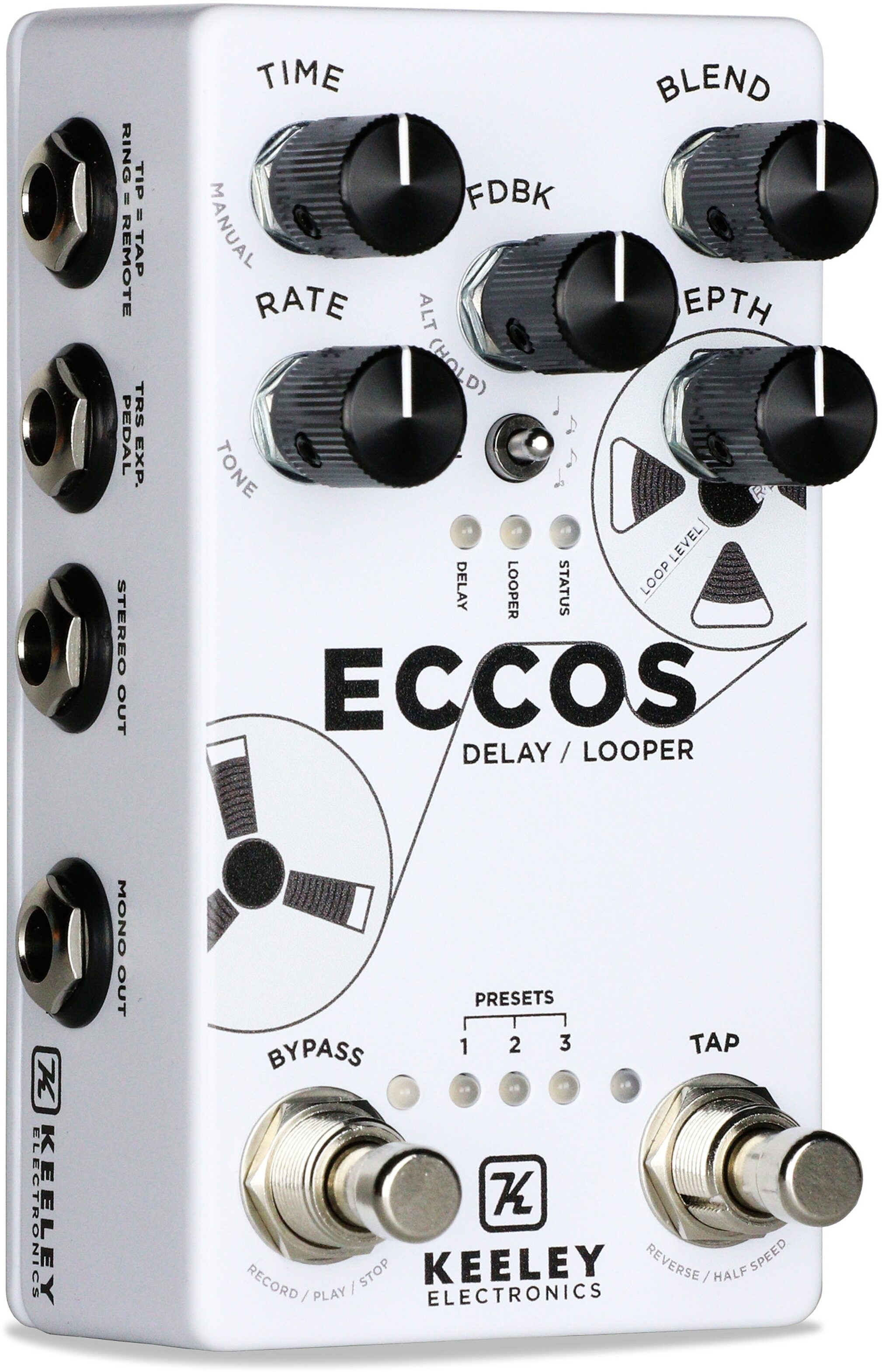 Keeley ECCOS Delay and Looper Pedal 9 Keeley ECCOS Delay and Looper Pedal