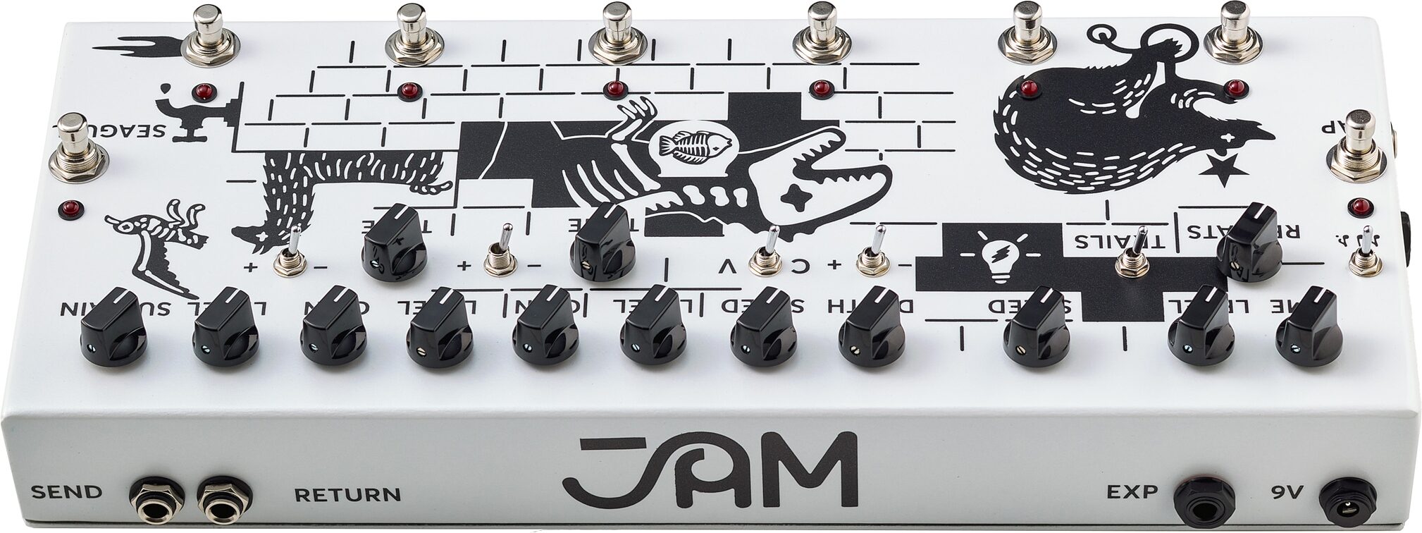JAM Pedals Pink Flow Multi-Effect Pedal 2 JAM Pedals Pink Flow Multi-Effect Pedal