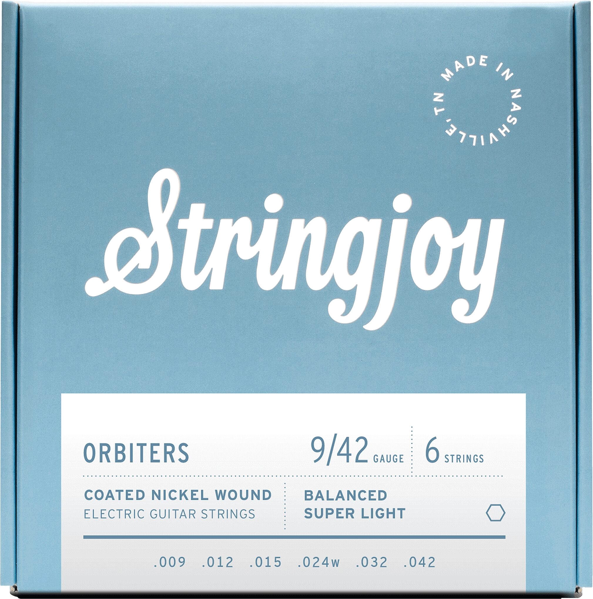 Stringjoy Orbiters Coated Electric Guitar String Set