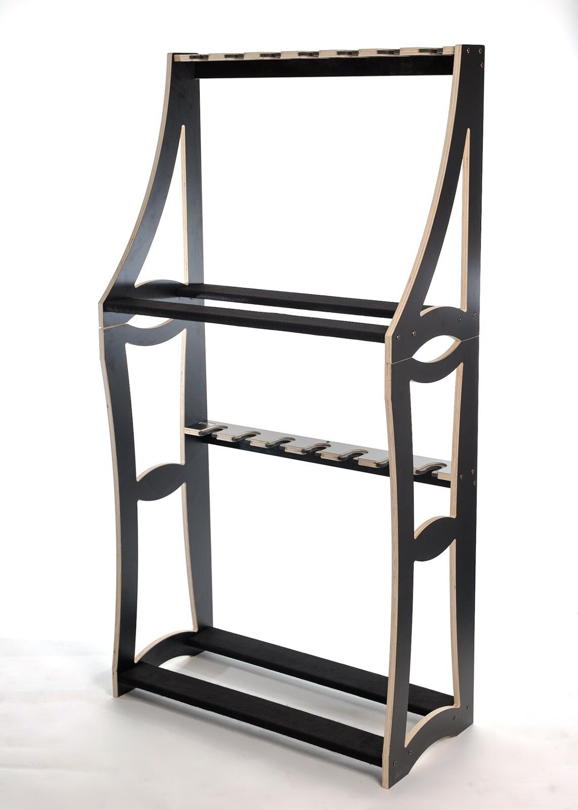 DRS Racks Alpha/Bravo Black Guitar Rack (14-Space)