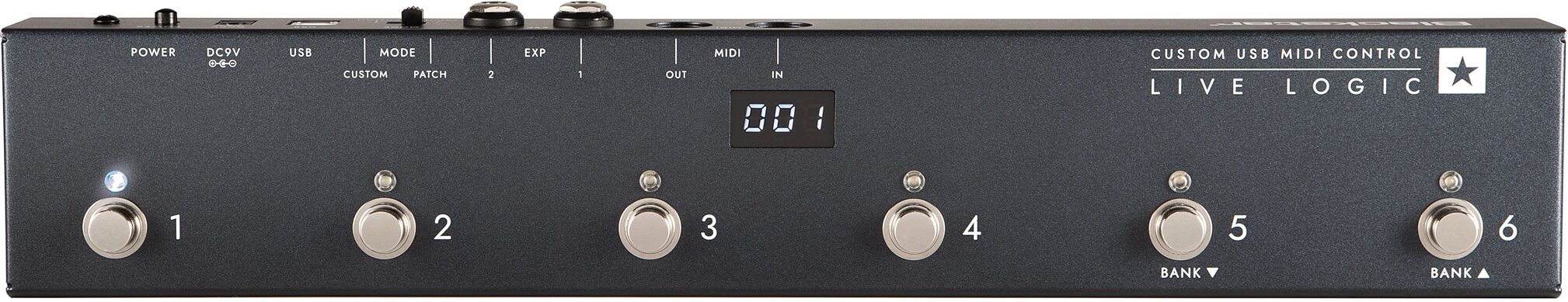 Blackstar Live Logic 6-Button USB MIDI Foot Controller