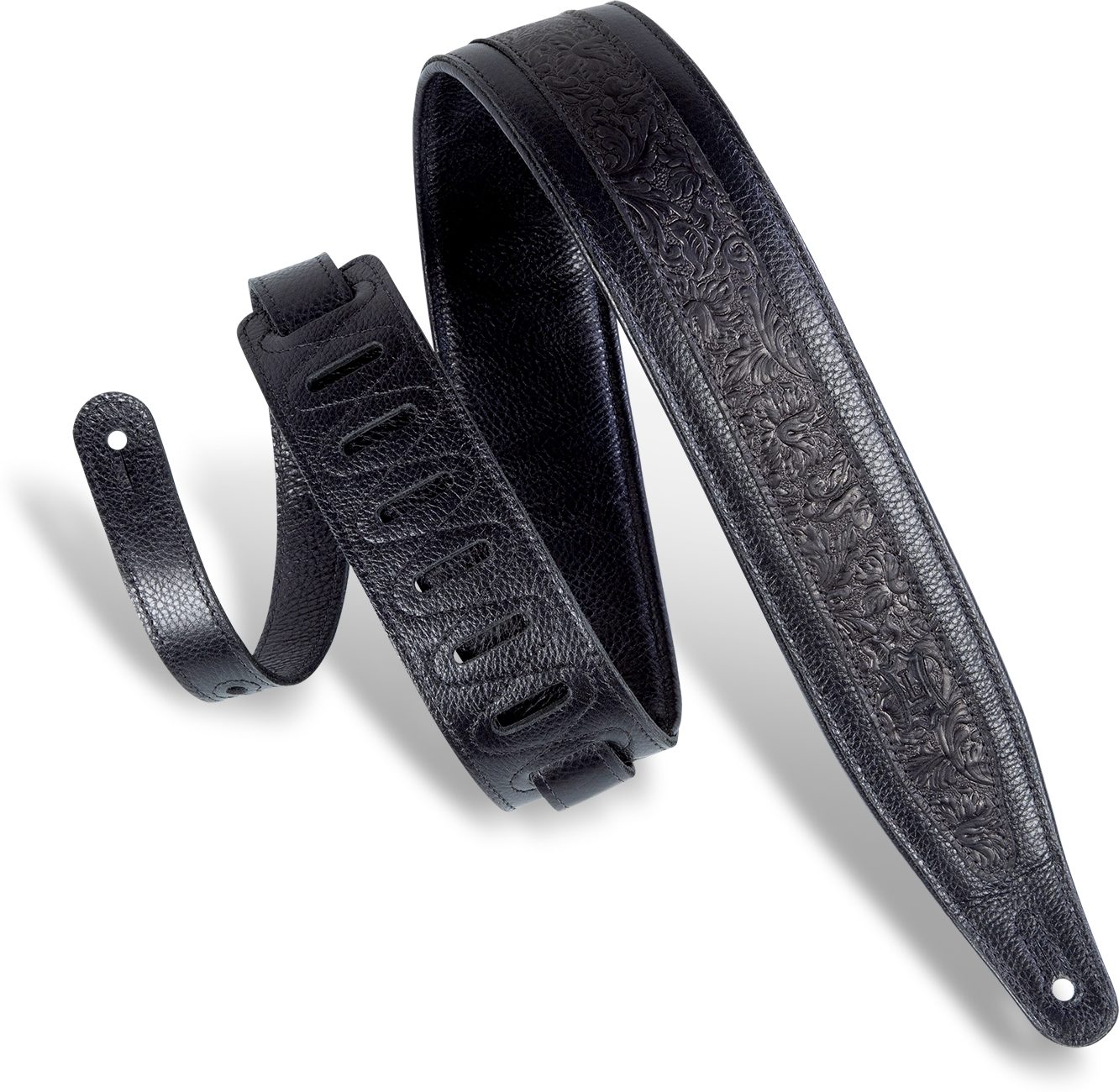 Levy's M317FG Leather Guitar Strap 1 Levy's M317FG Leather Guitar Strap