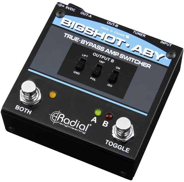 Radial BigShot ABY True Bypass Amp Switcher 4 Radial BigShot ABY True Bypass Amp Switcher