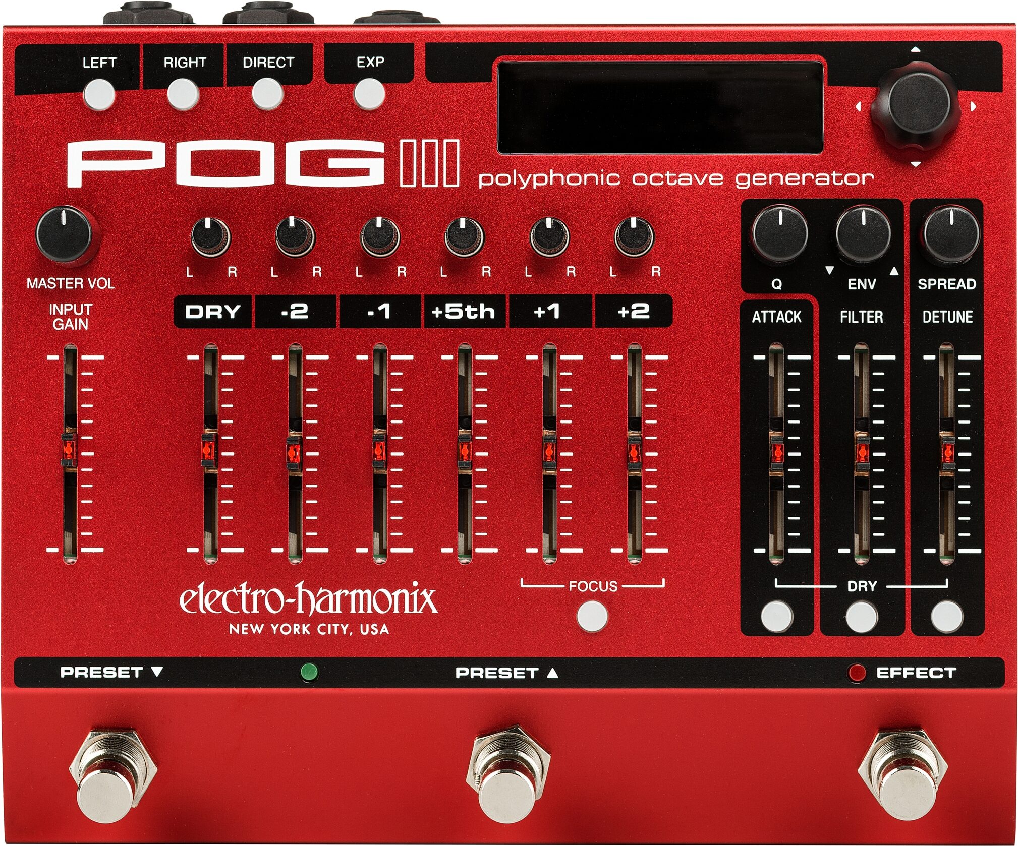 Electro-Harmonix POG3 Polyphonic Octave Generator Pedal