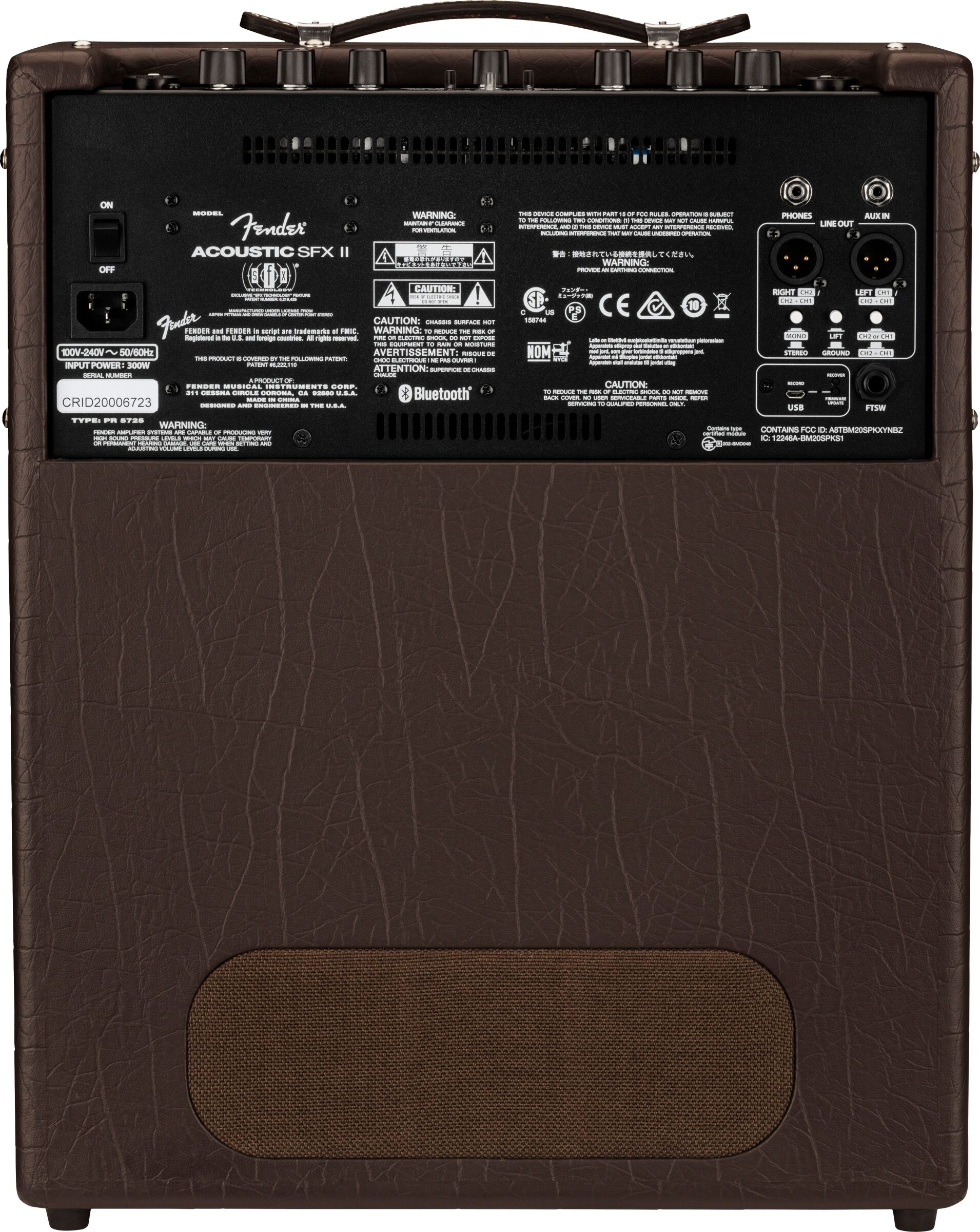 Fender Acoustic SFX II Guitar Combo Amplifier with Effects 3 Fender Acoustic SFX II Guitar Combo Amplifier with Effects
