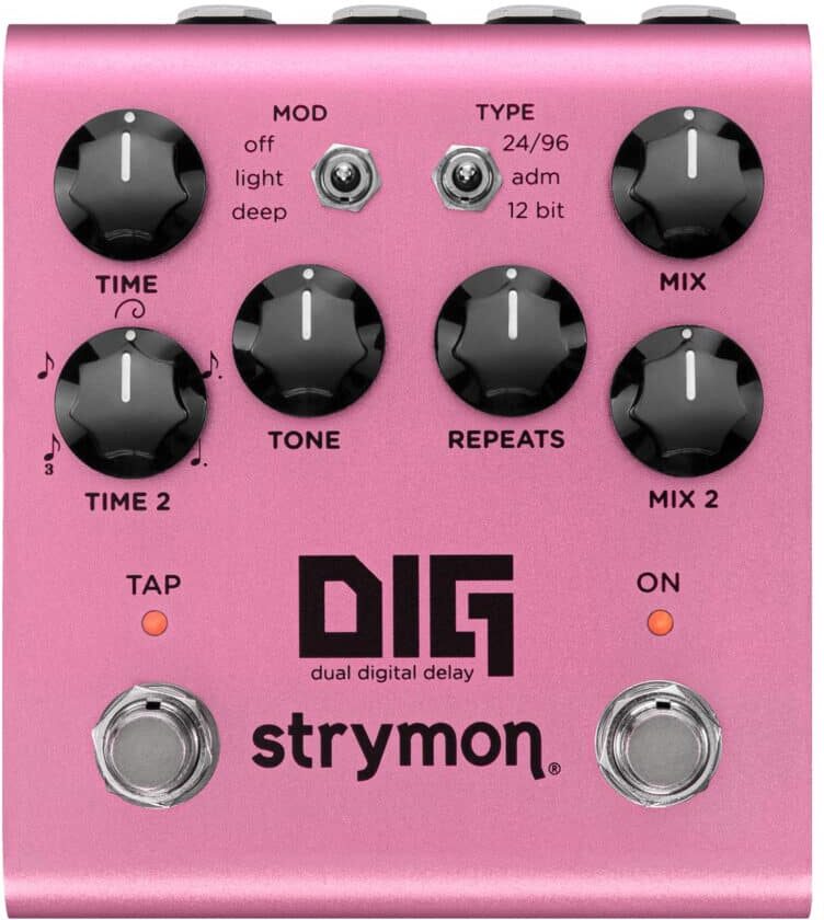 Strymon Dig V2 Dual Digital Delay Pedal 1 Strymon Dig V2 Dual Digital Delay Pedal
