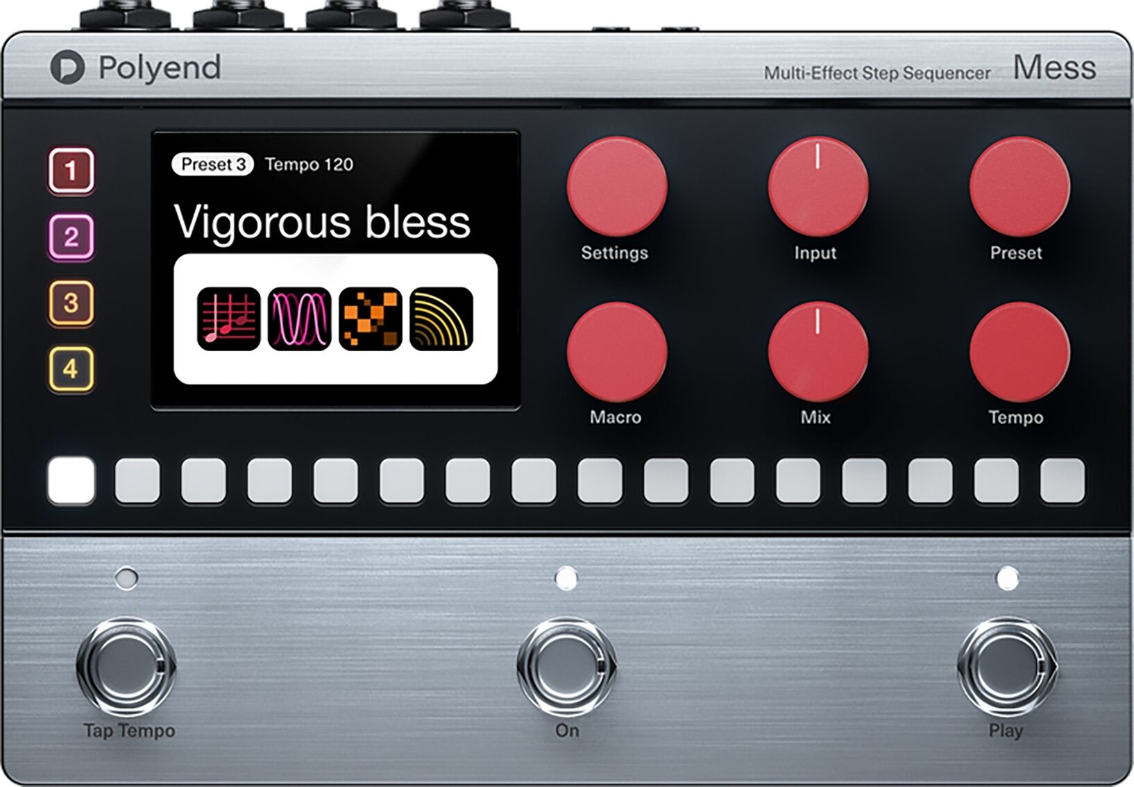 Polyend MESS Multi-Effect Step Sequencer Pedal