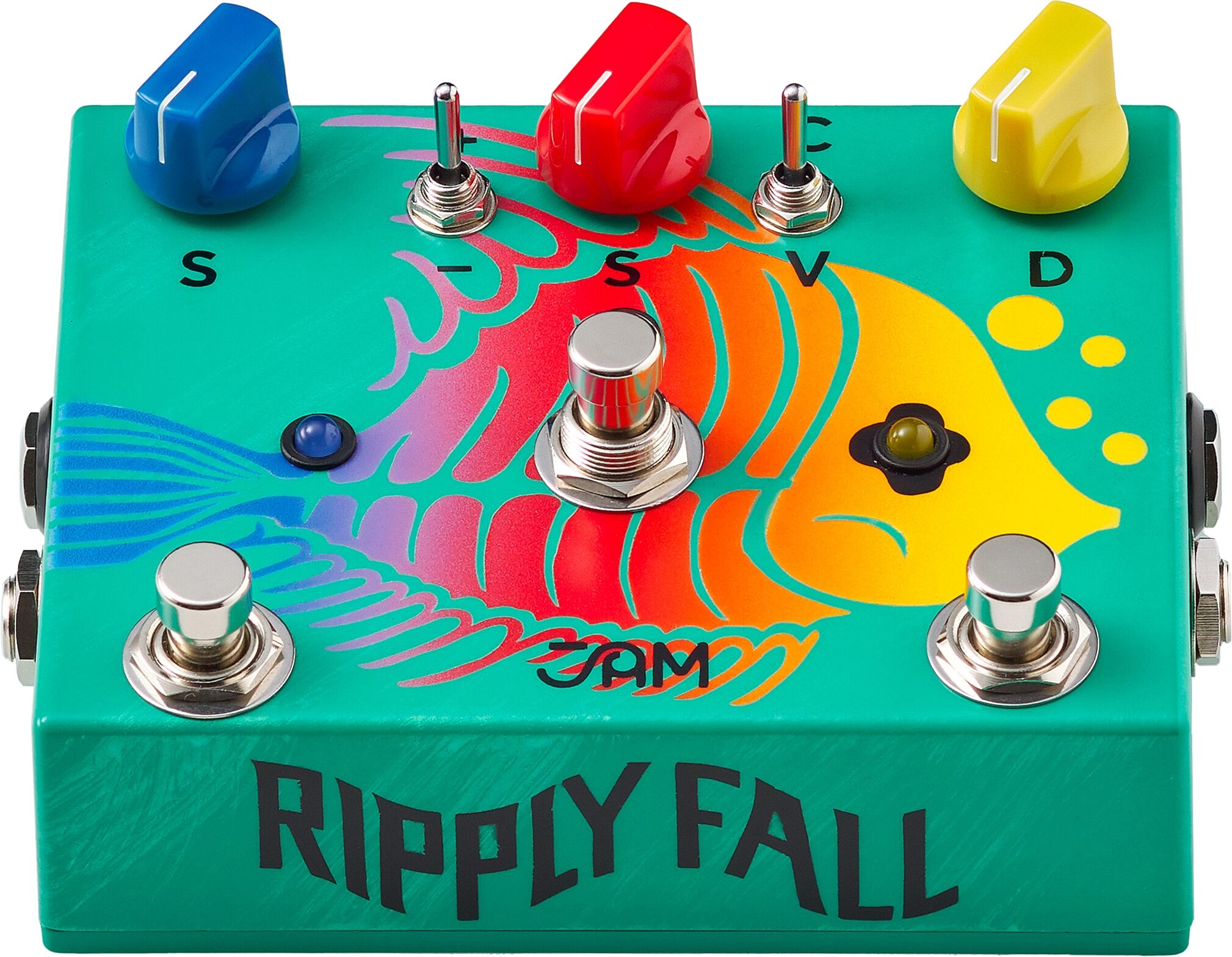 JAM Pedals RipplyFall Chorus Vibrato Phaser Pedal